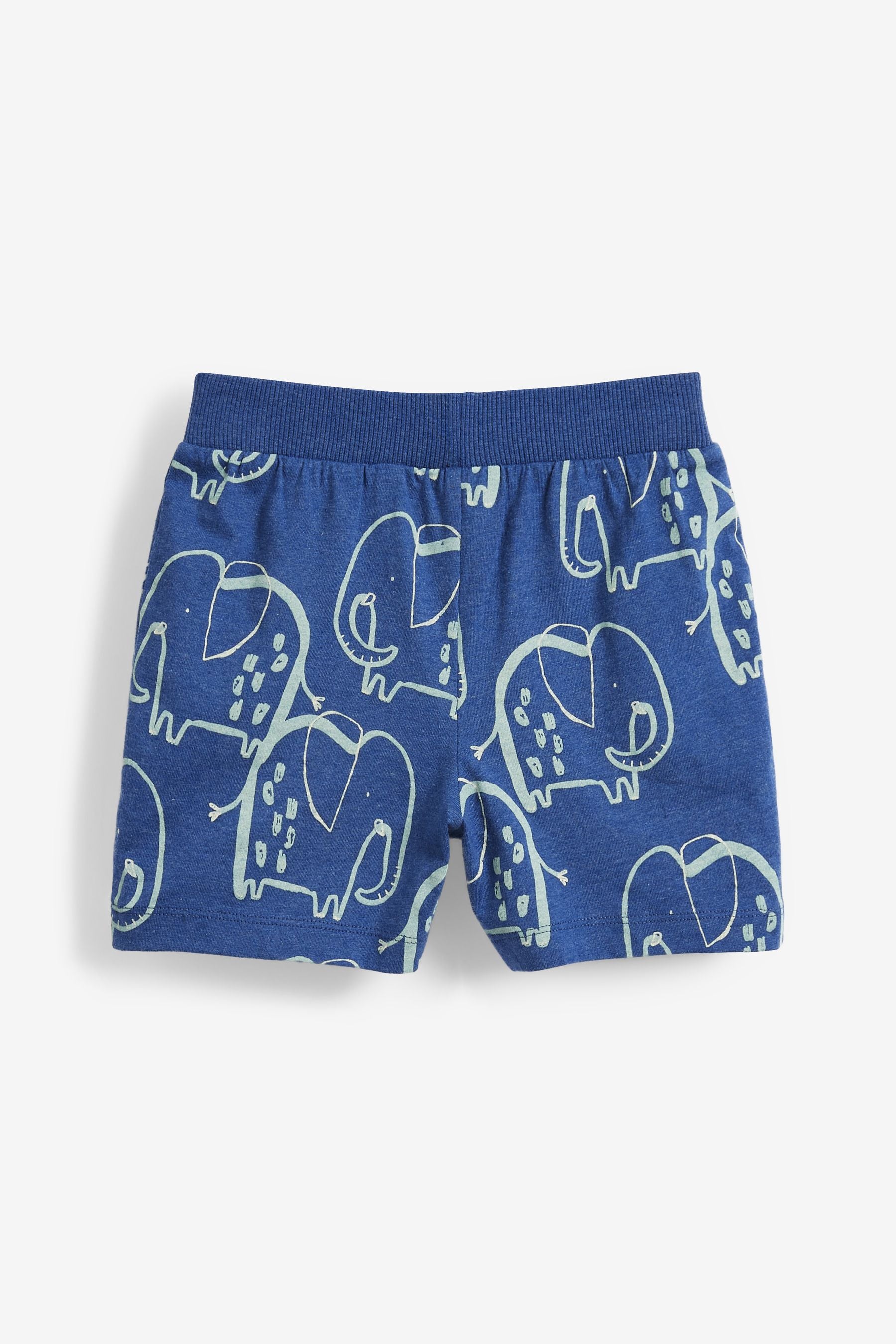 Blue Animals 3 Pack Short Pyjamas (9mths-12yrs)