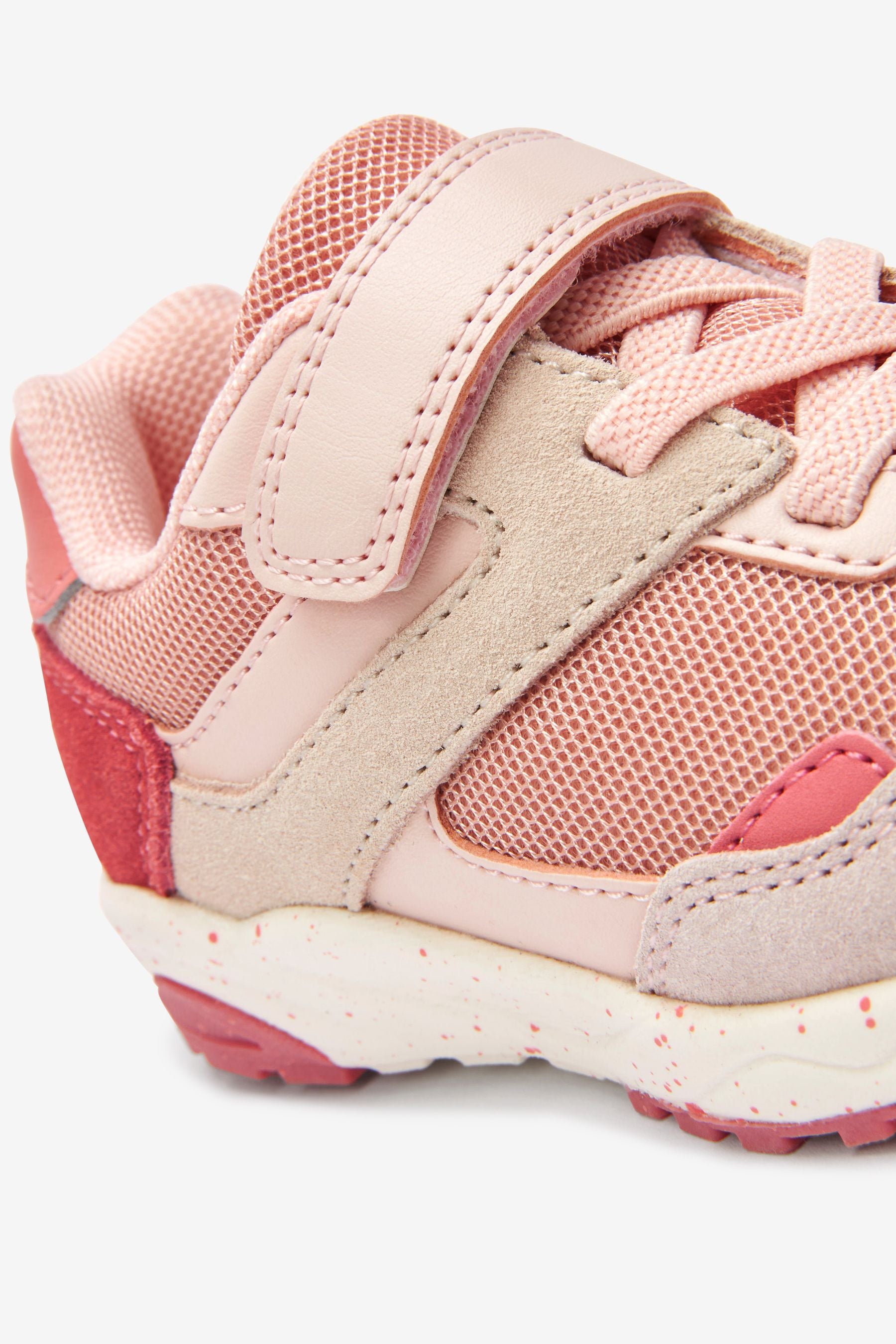 Pink Colourblock Chunky Trainers