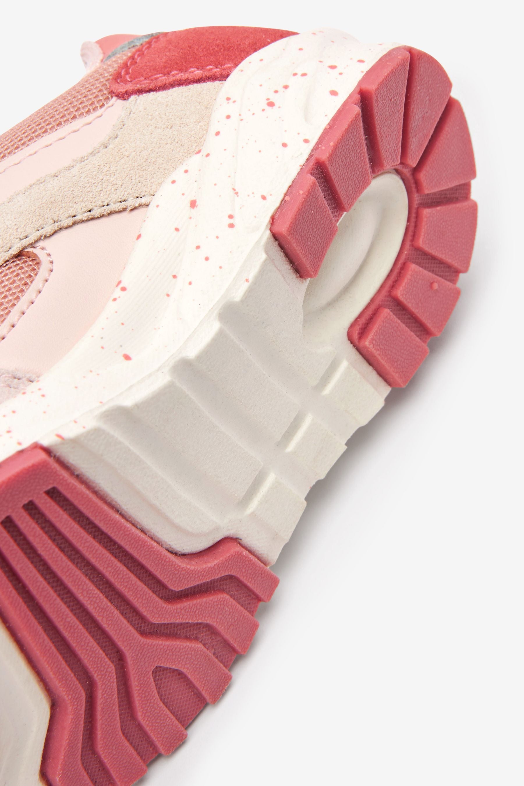 Pink Colourblock Chunky Trainers