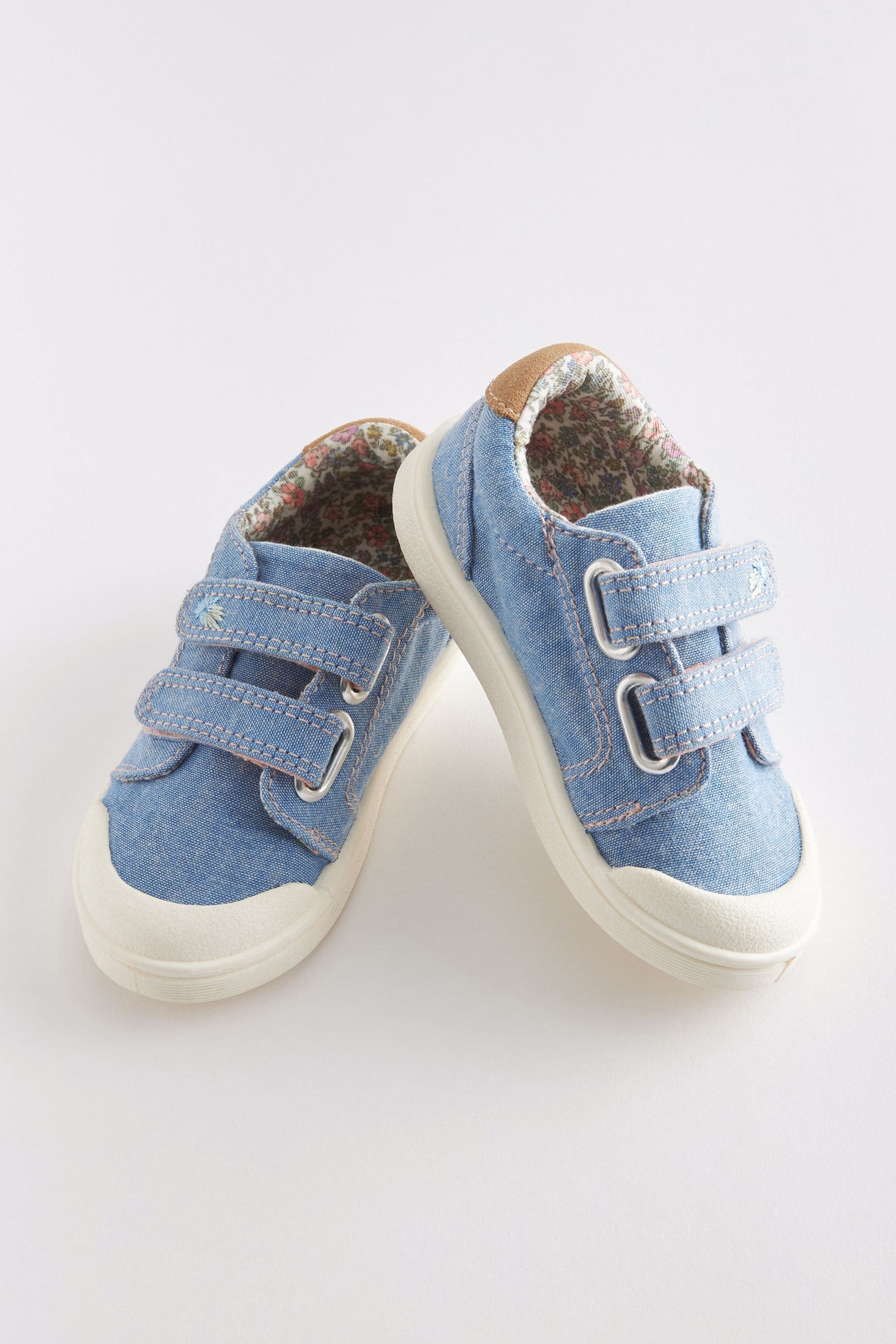 Blue Denim Machine Washable Trainers