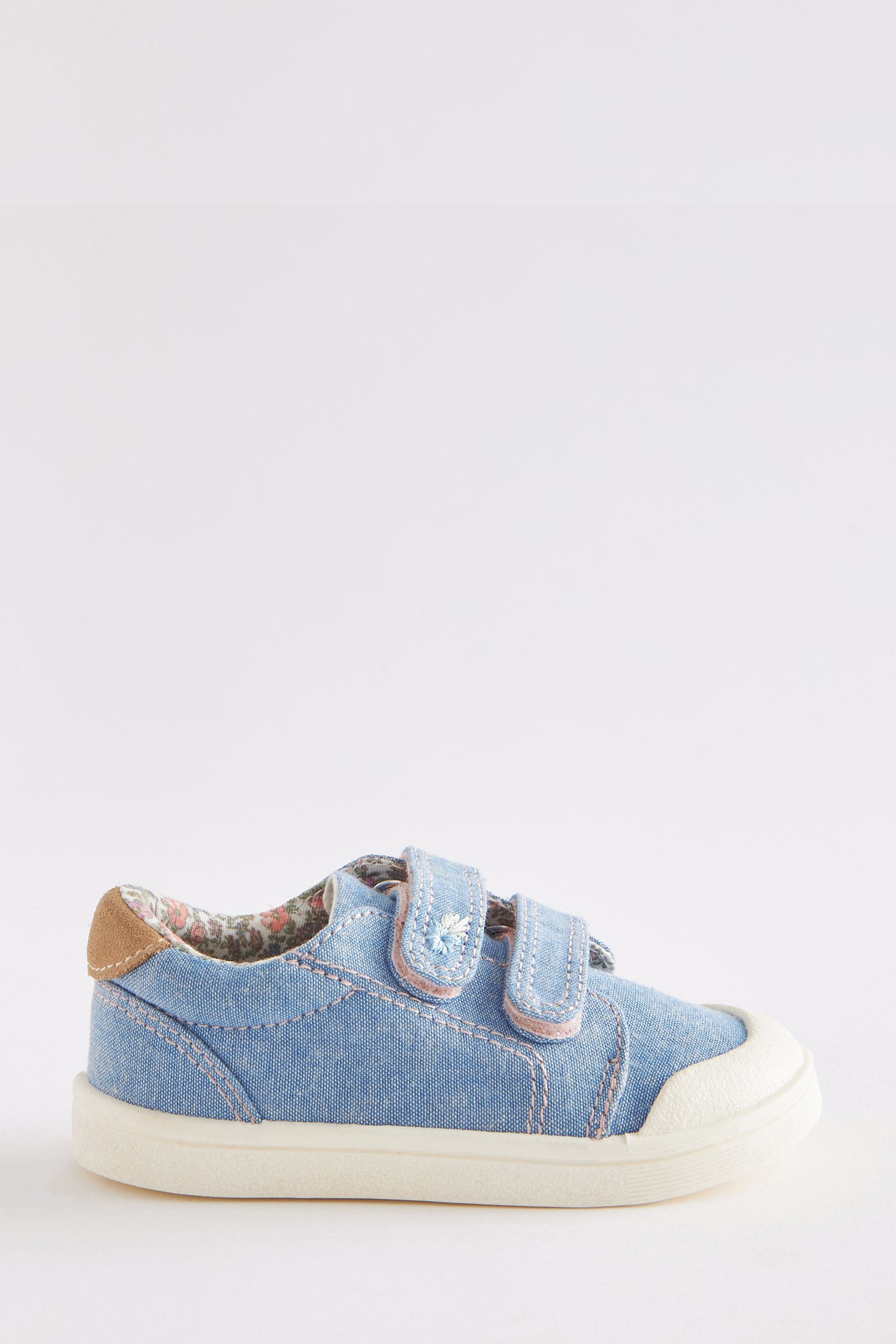 Blue Denim Machine Washable Trainers