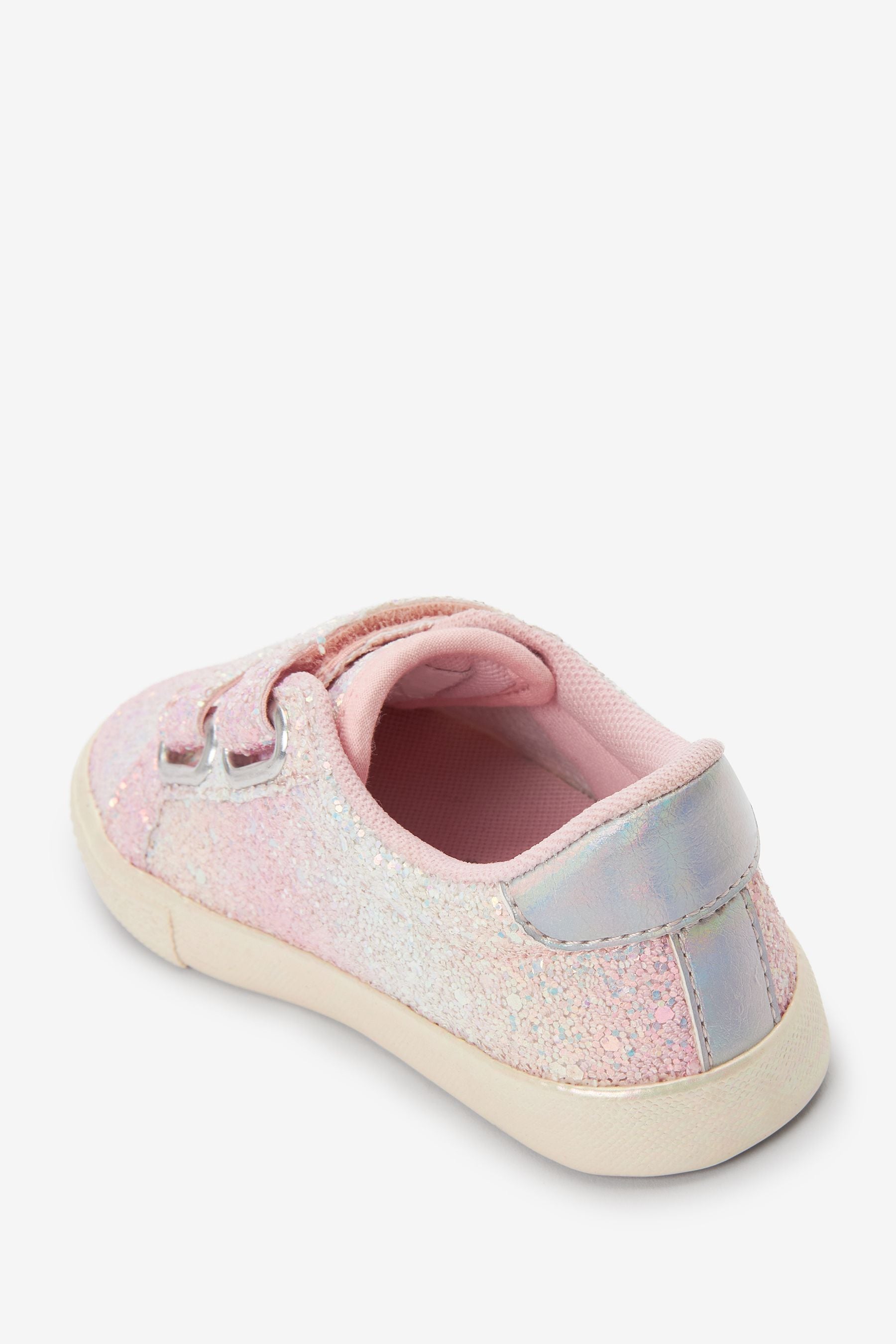 Pink Glitter Star Trainers