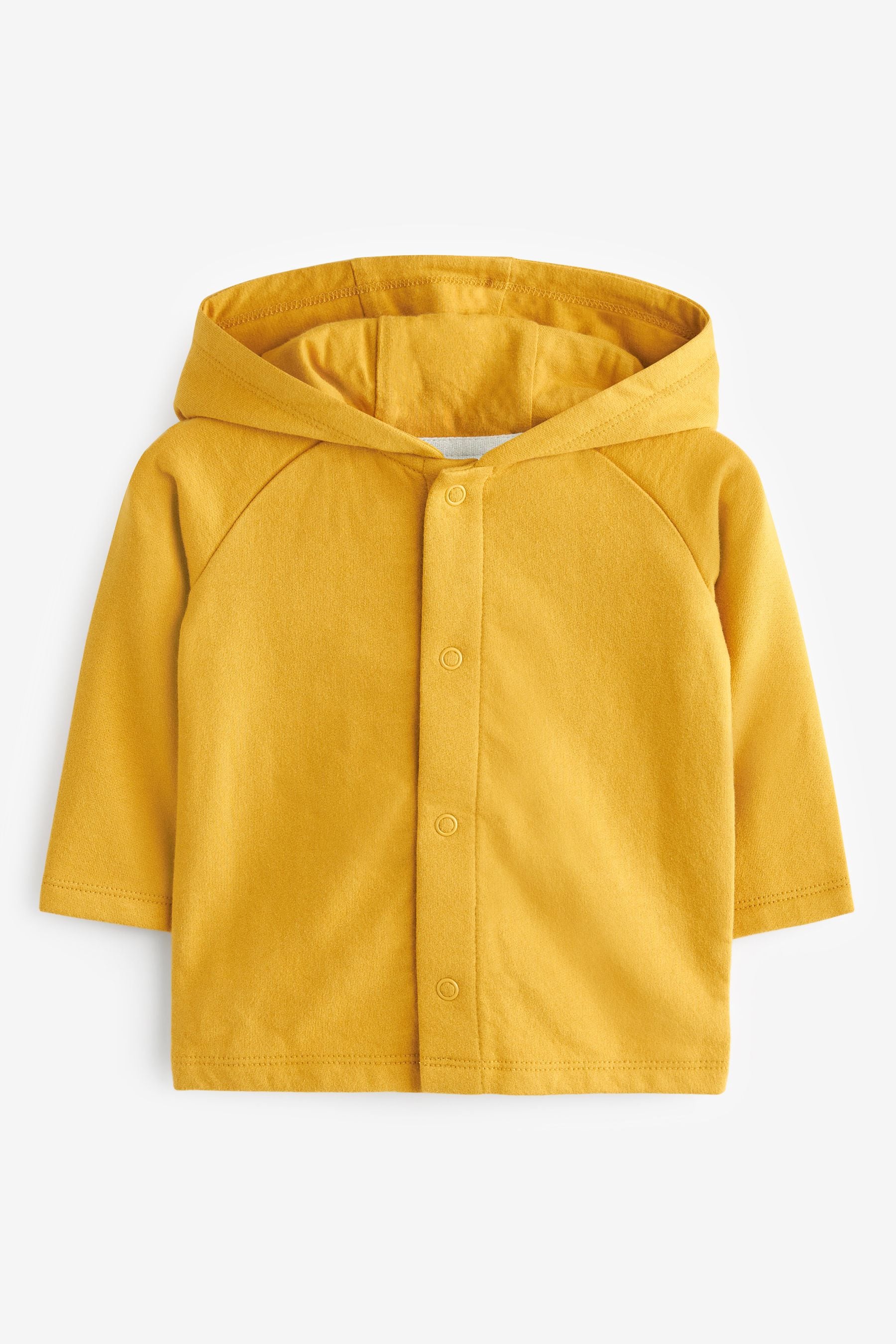 Ochre Yellow Lightweight Jersey Baby Jacket (0mths-3yrs)