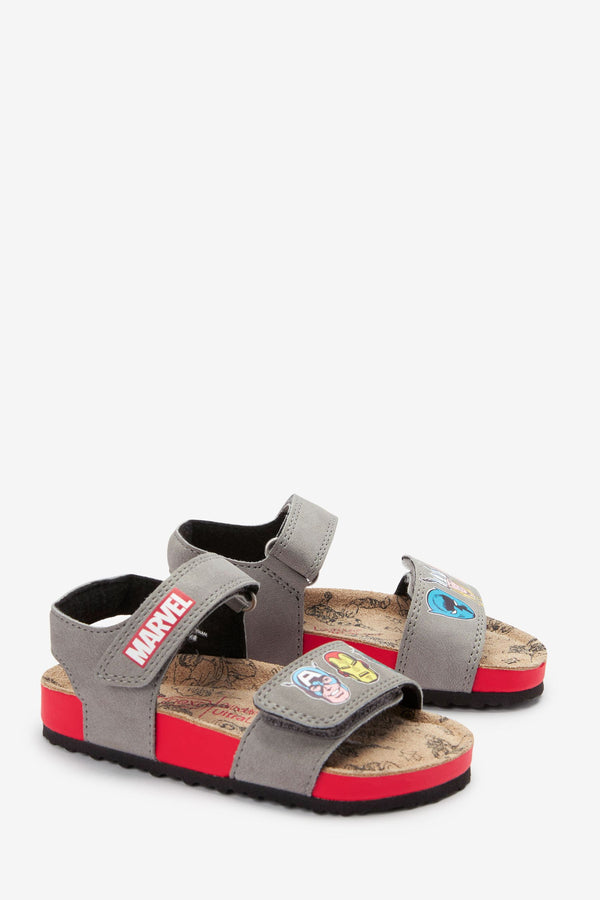 Grey Marvel Corkbed Comfort Sandals