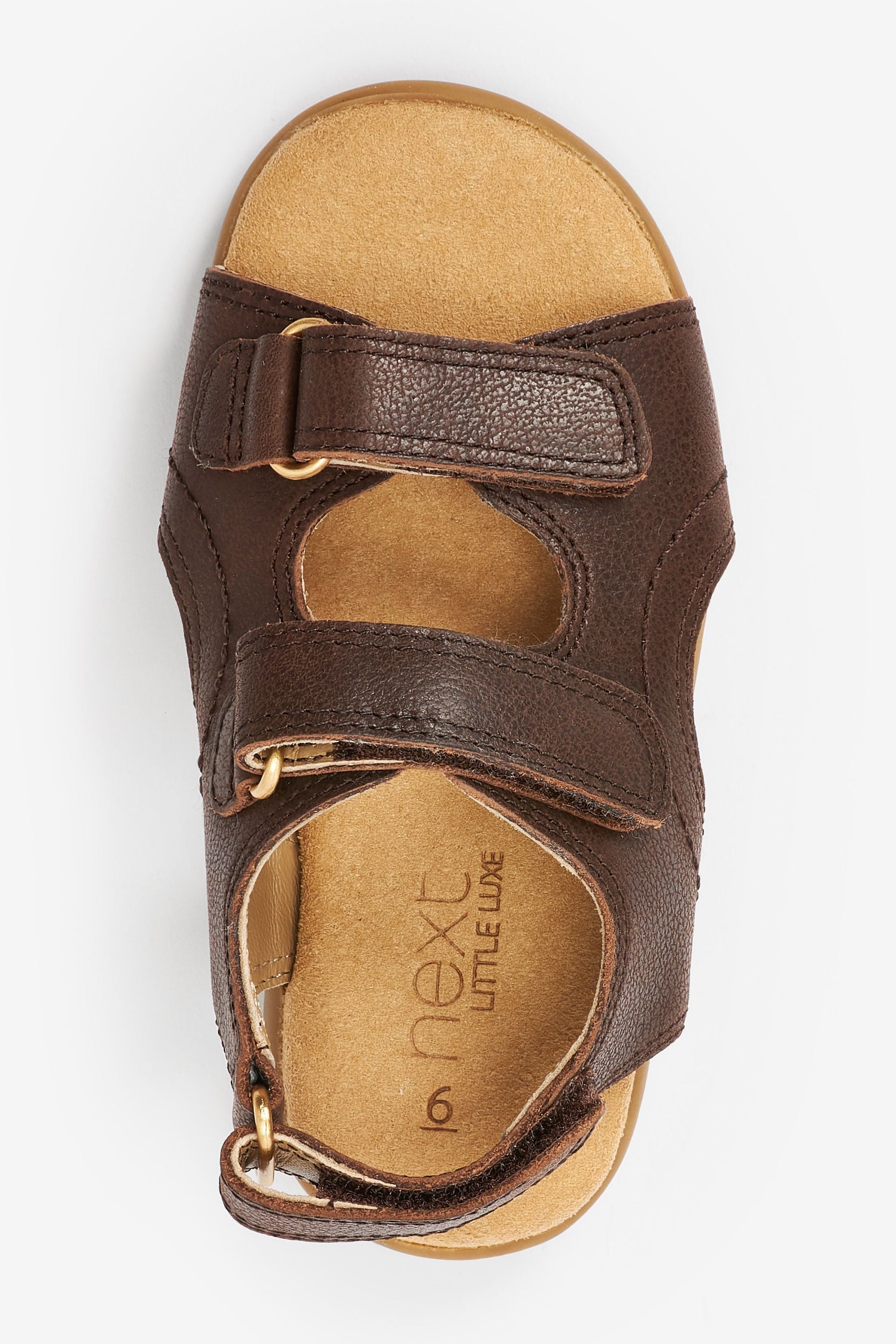 Chocolate Brown Little Luxe Trekker Sandals