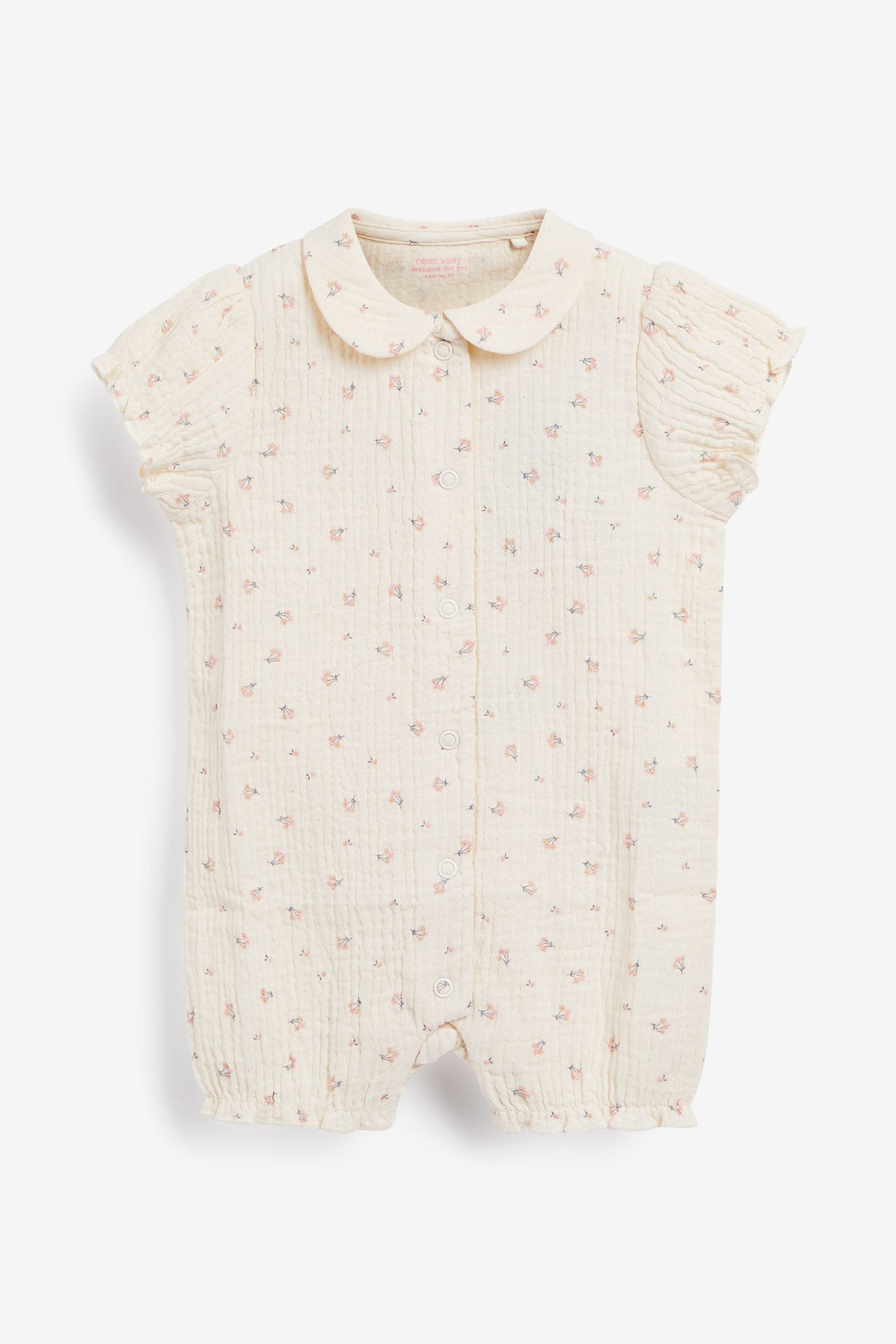 Cream/Red Pyjama Romper (0mths-3yrs)