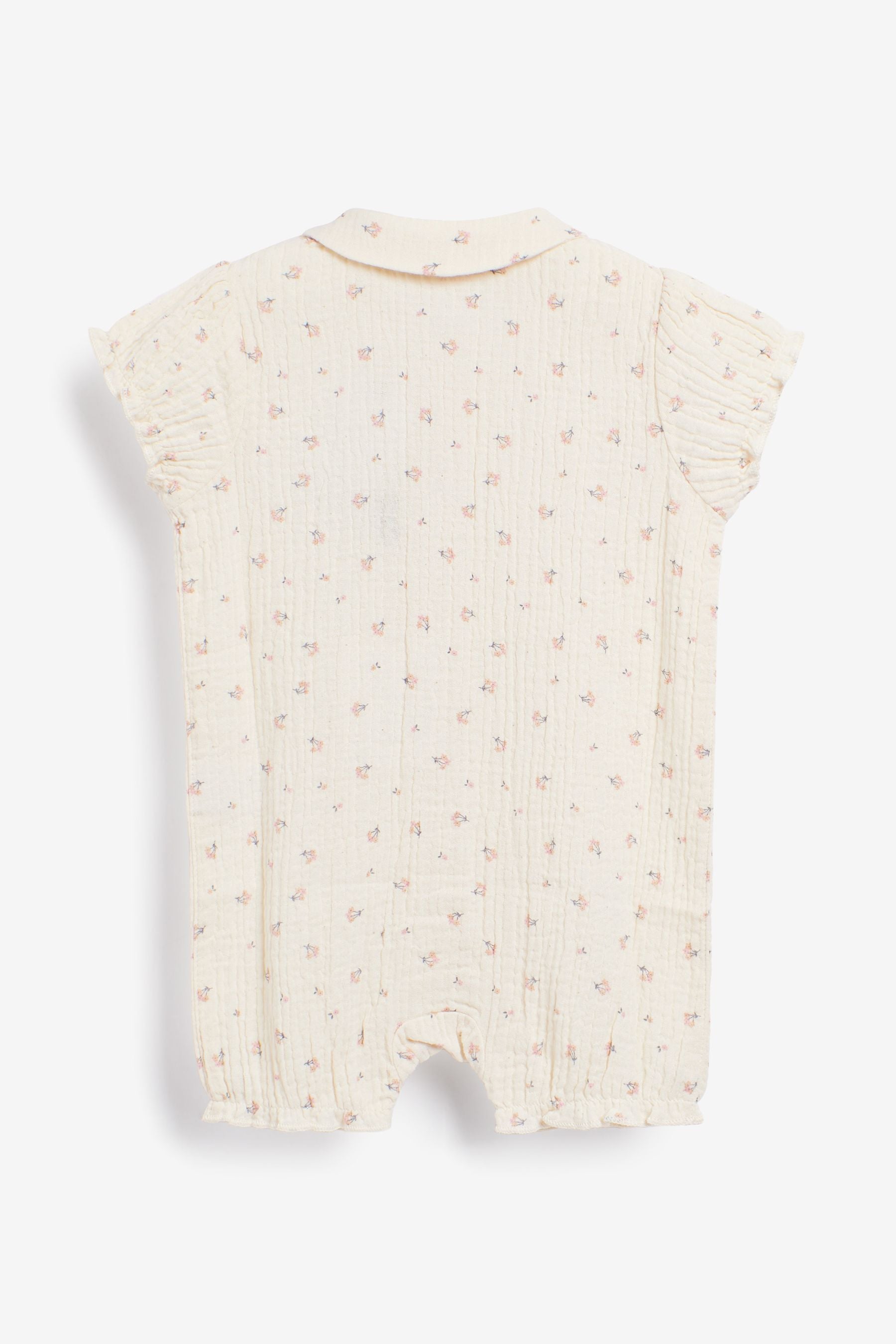 Cream/Red Pyjama Romper (0mths-3yrs)