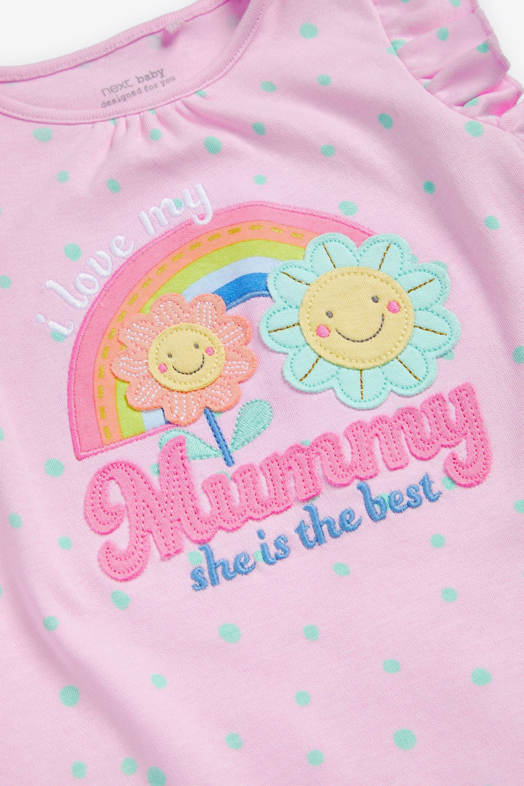 Pink Mummy Retro Baby Single Romper (0mths-3yrs)