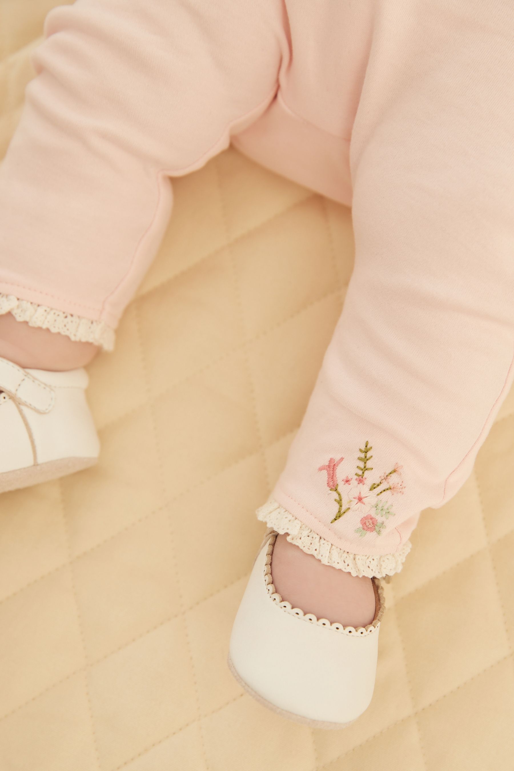 Pink Baby 3 Piece Jacket, T-Shirt and Legging Set (0mths-2yrs)