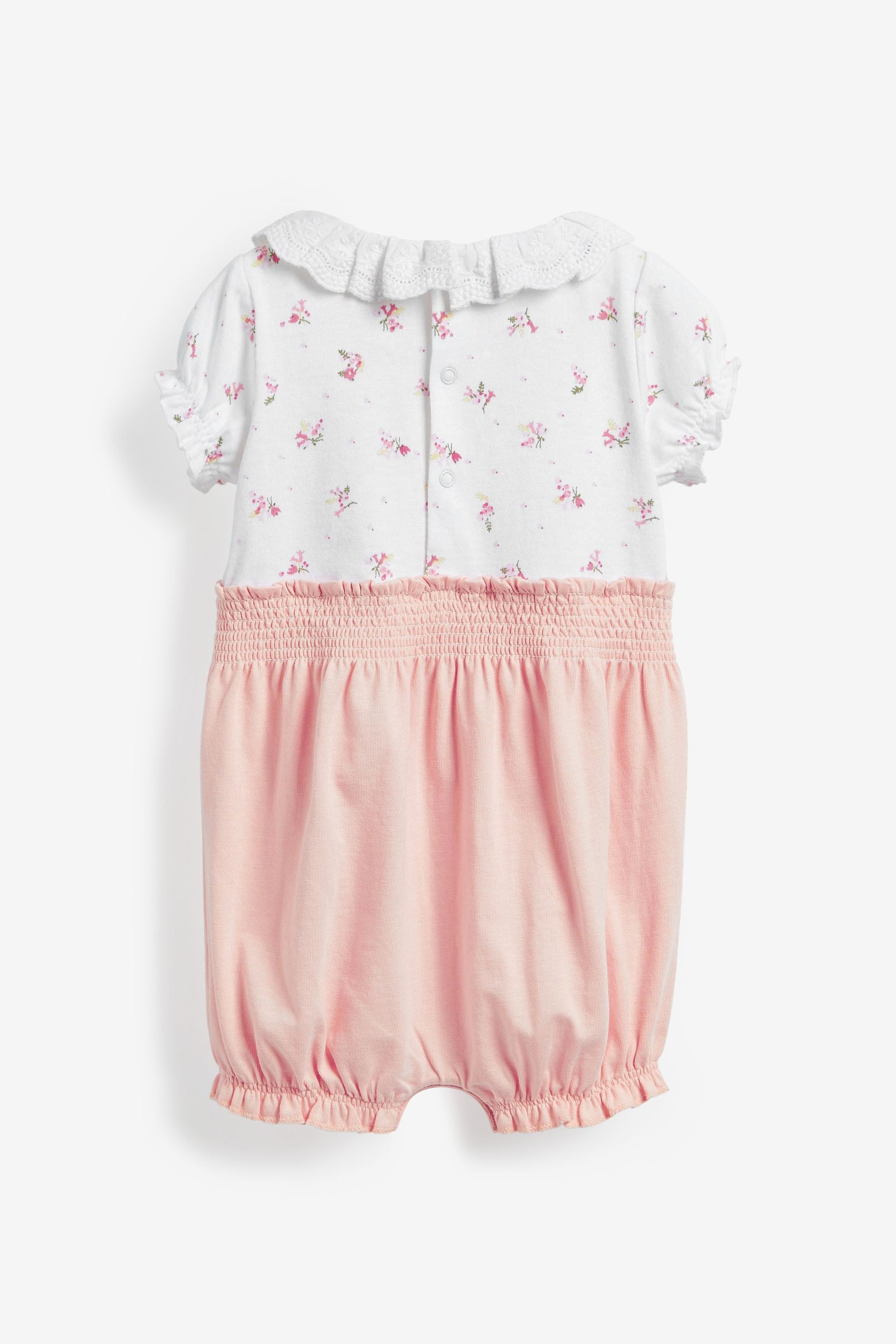 Pink Baby Jersey Romper (0mths-2yrs)