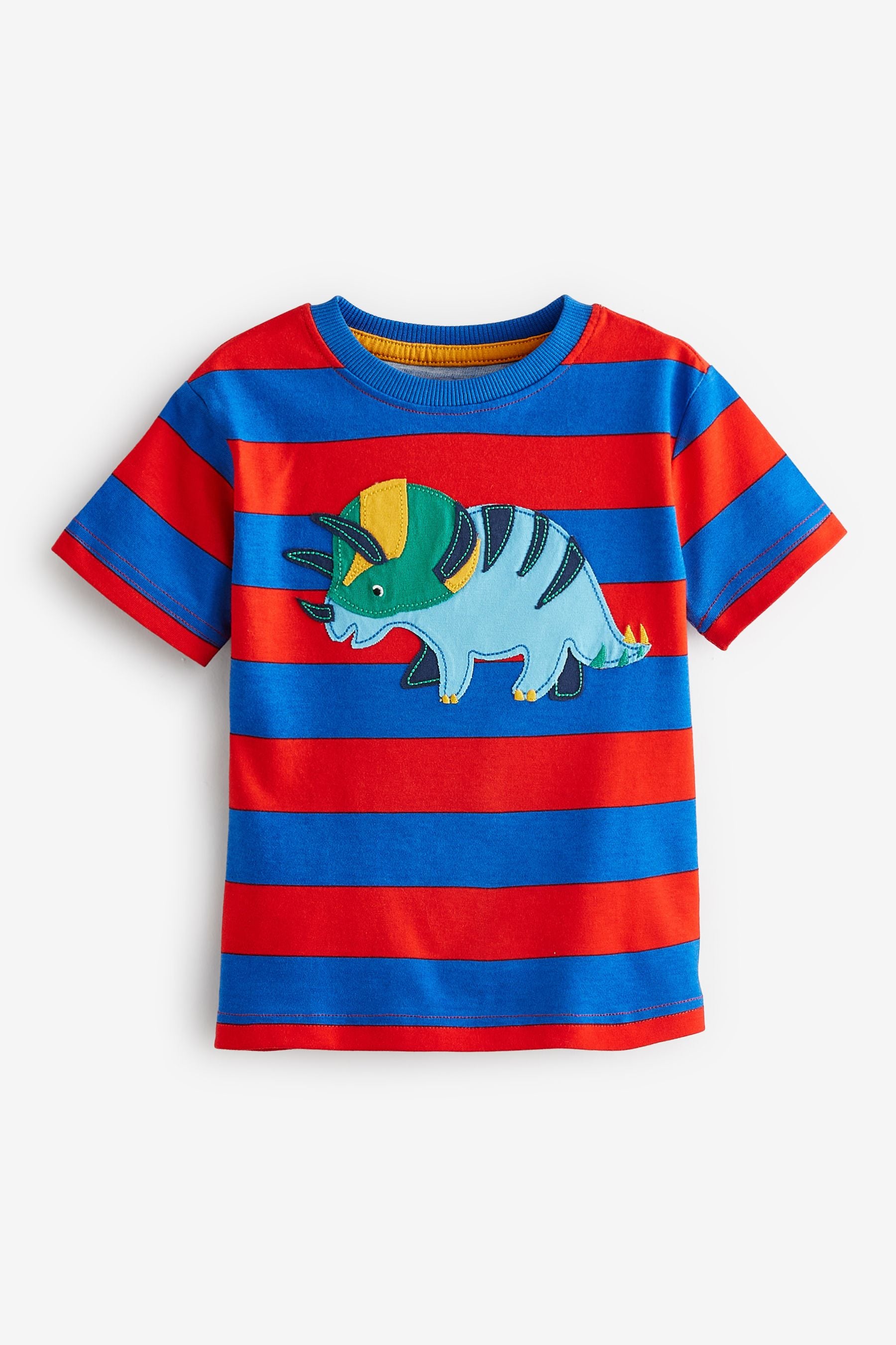 Blue/ Red/ Green Dino Stripe 3 Pack Short Pyjamas (9mths-12yrs)