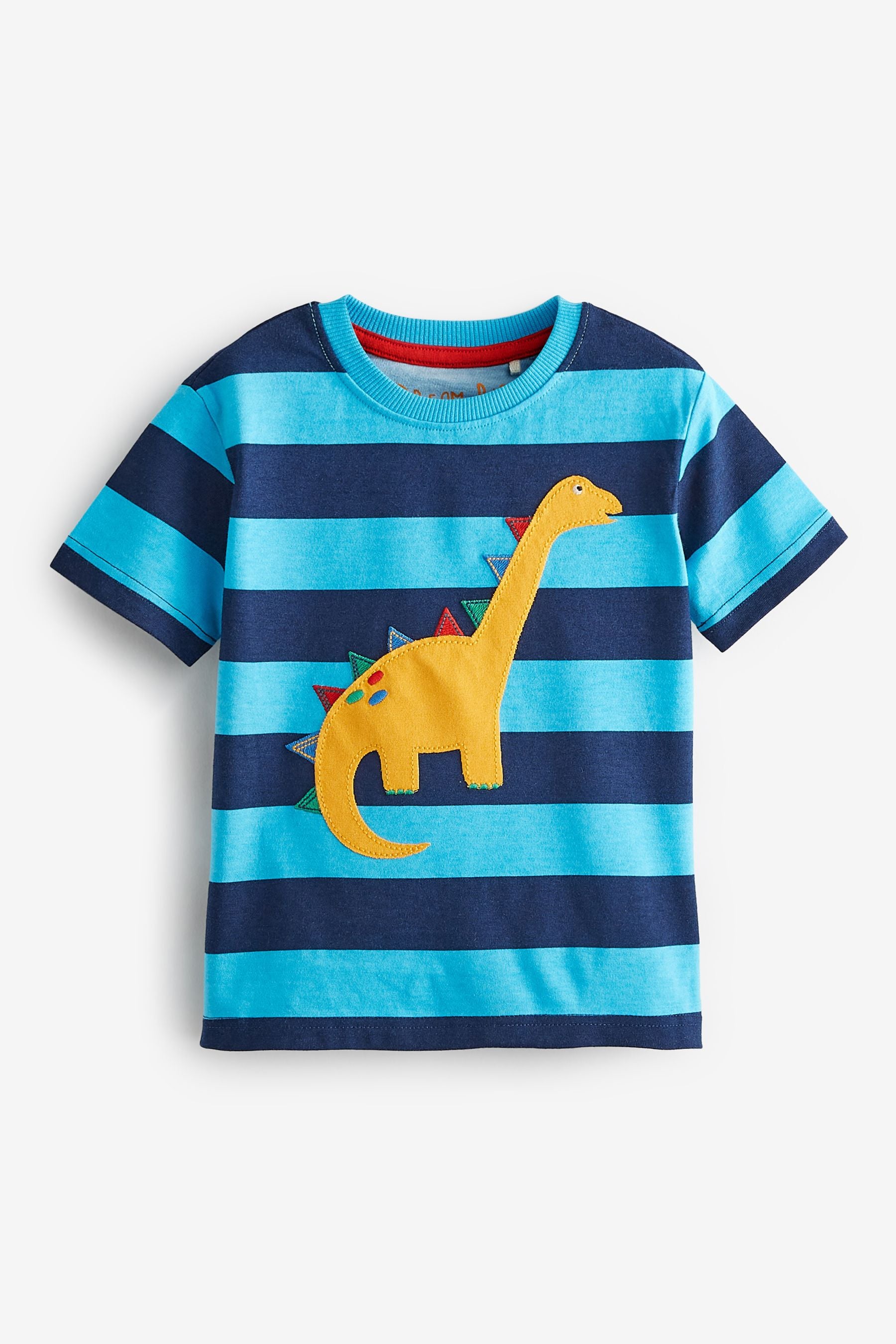 Blue/ Red/ Green Dino Stripe 3 Pack Short Pyjamas (9mths-12yrs)