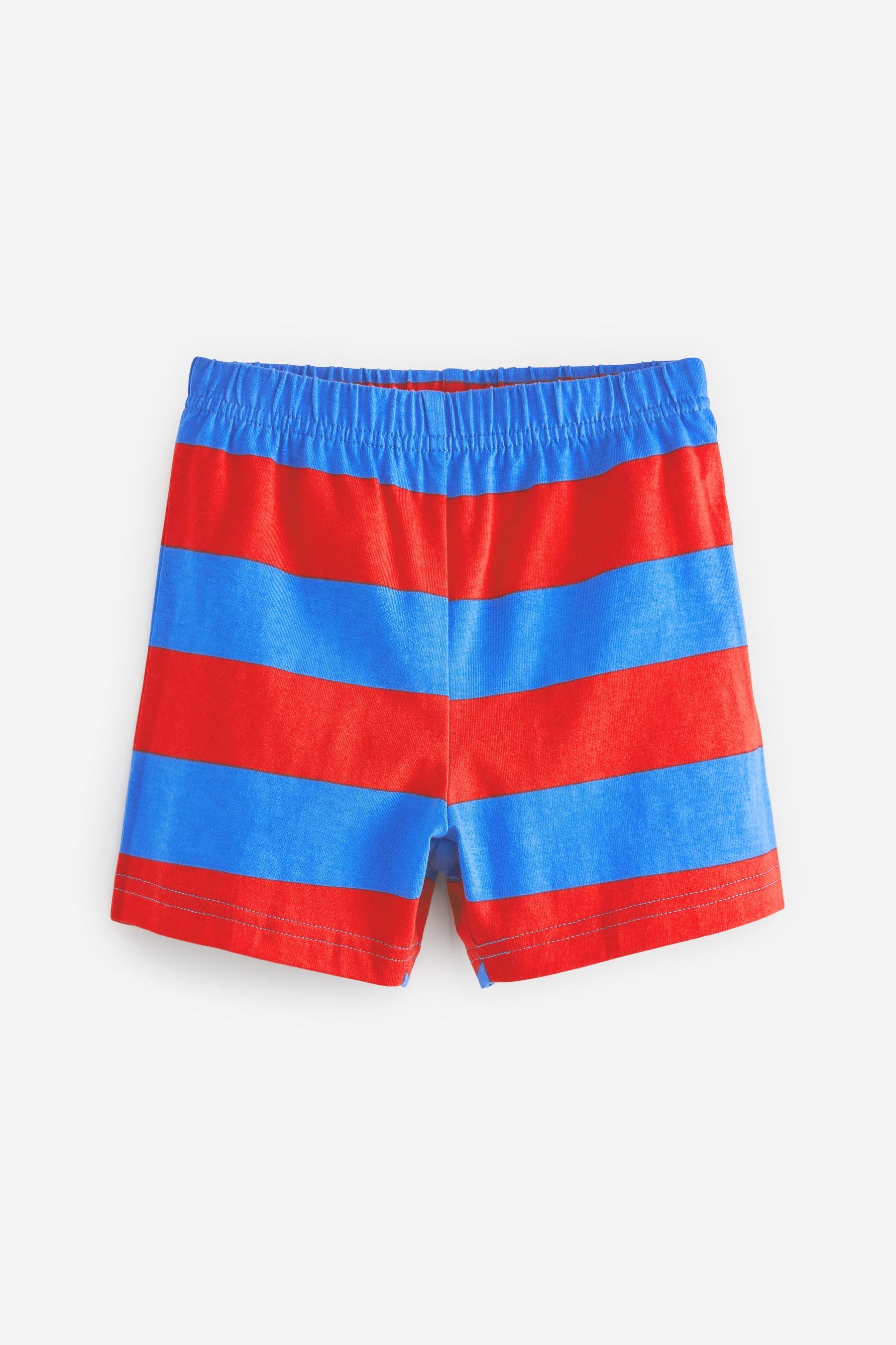 Blue/White/Red Seaside 3 Pack Short Pyjamas (9mths-10yrs)
