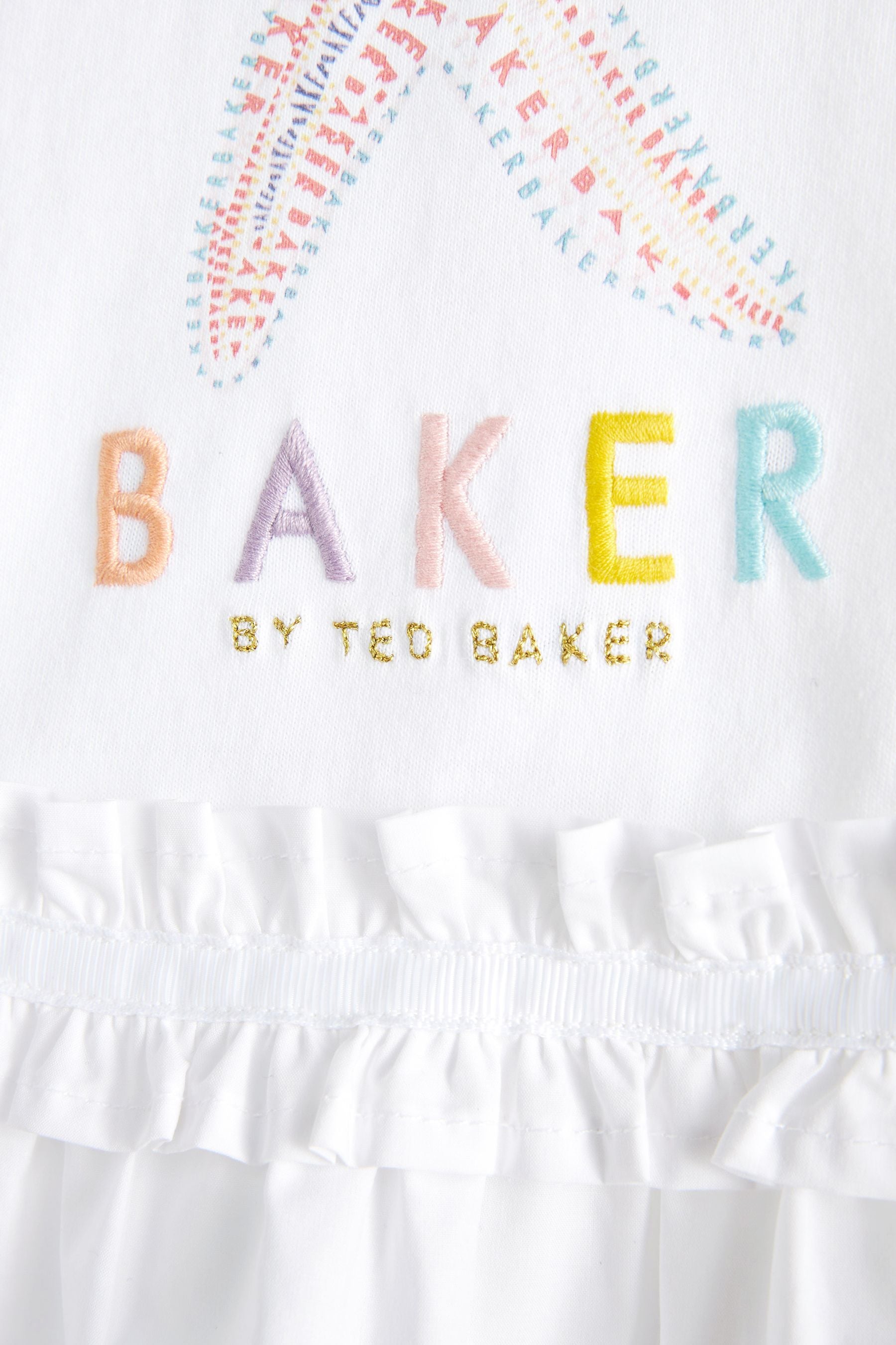 White Baker by Ted Baker White Starfish T-Shirt And Leggings Set