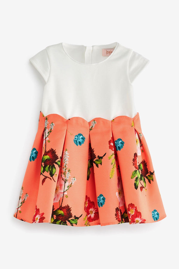 White Baker by Ted Baker White Floral Dress