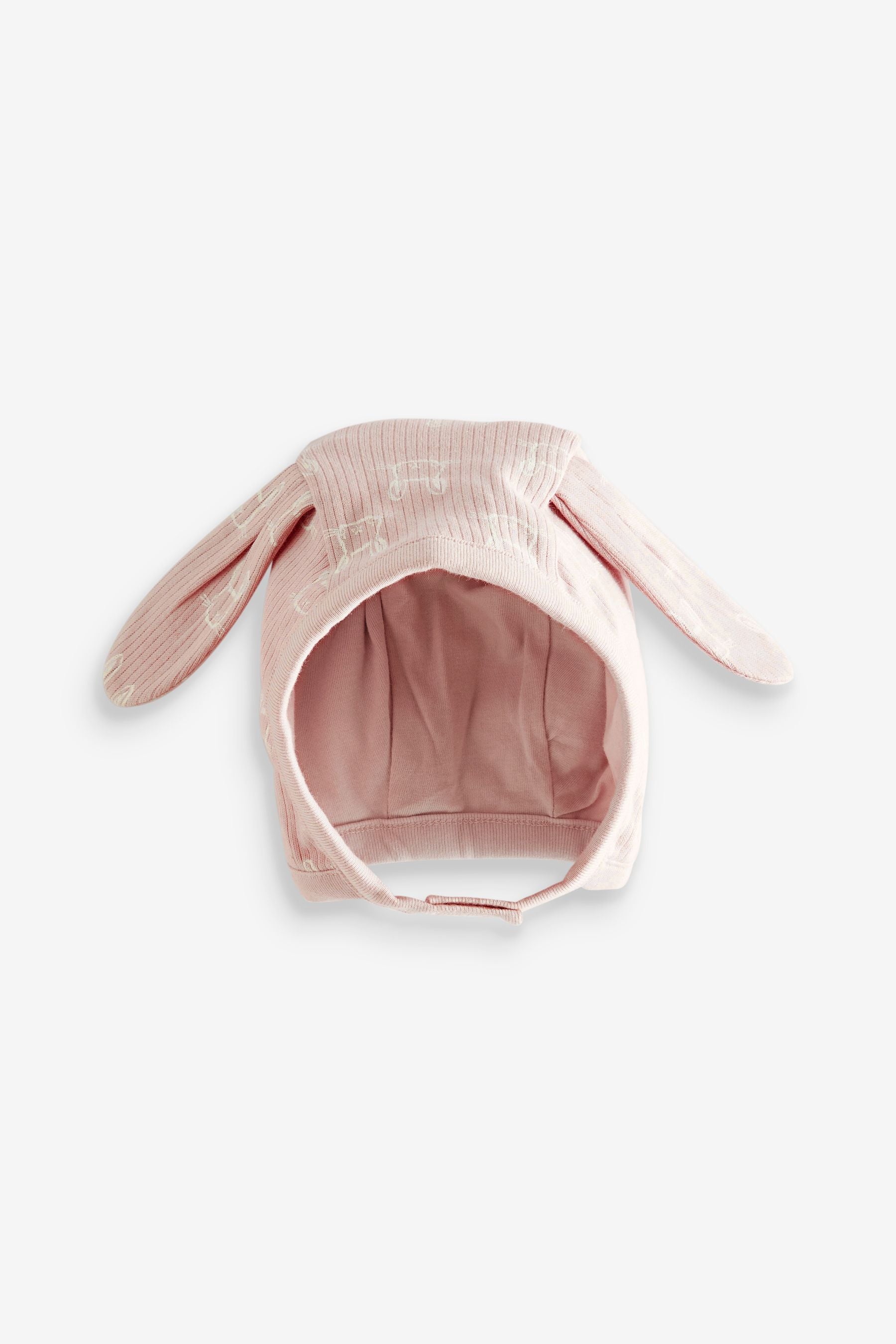 Pink Bonnet Bunny Set