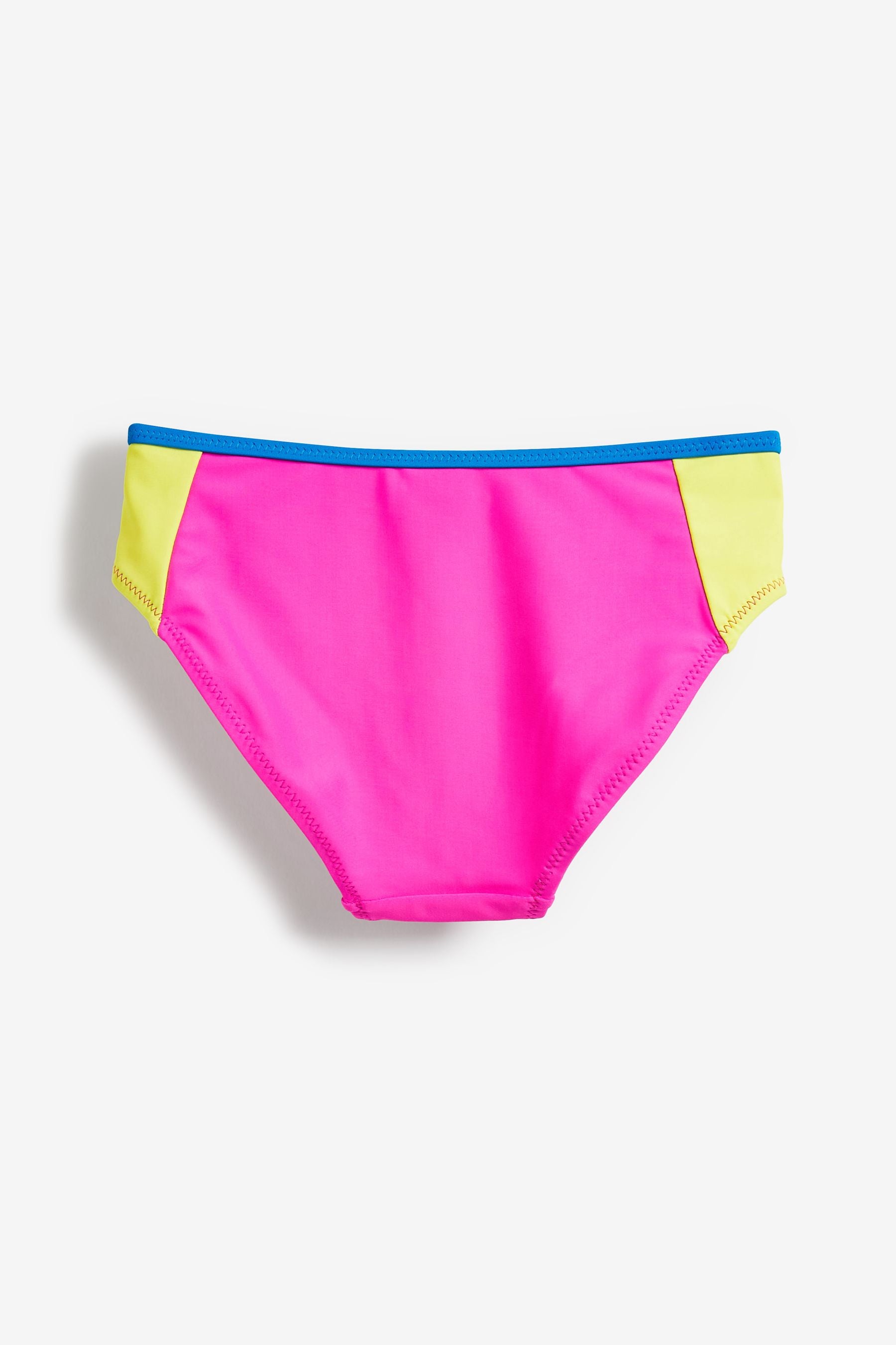 Pink/Green Colourblock Bikini (3-16yrs)