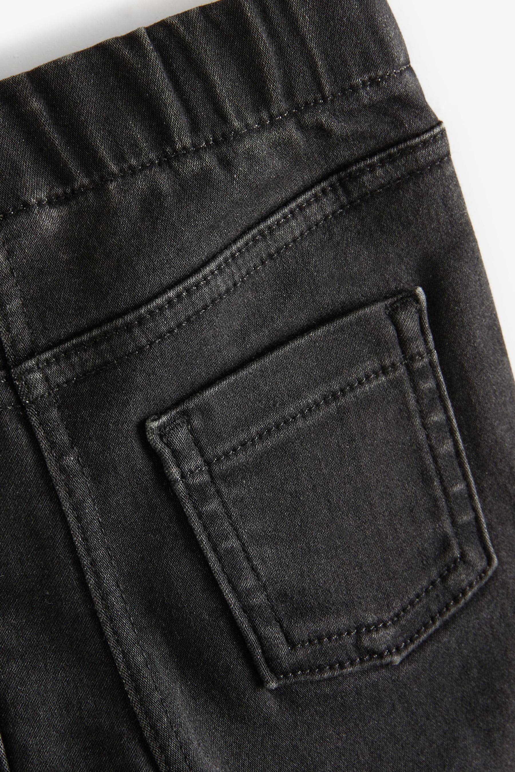 Black Denim Elasticated Waist Jeggings (3mths-7yrs)