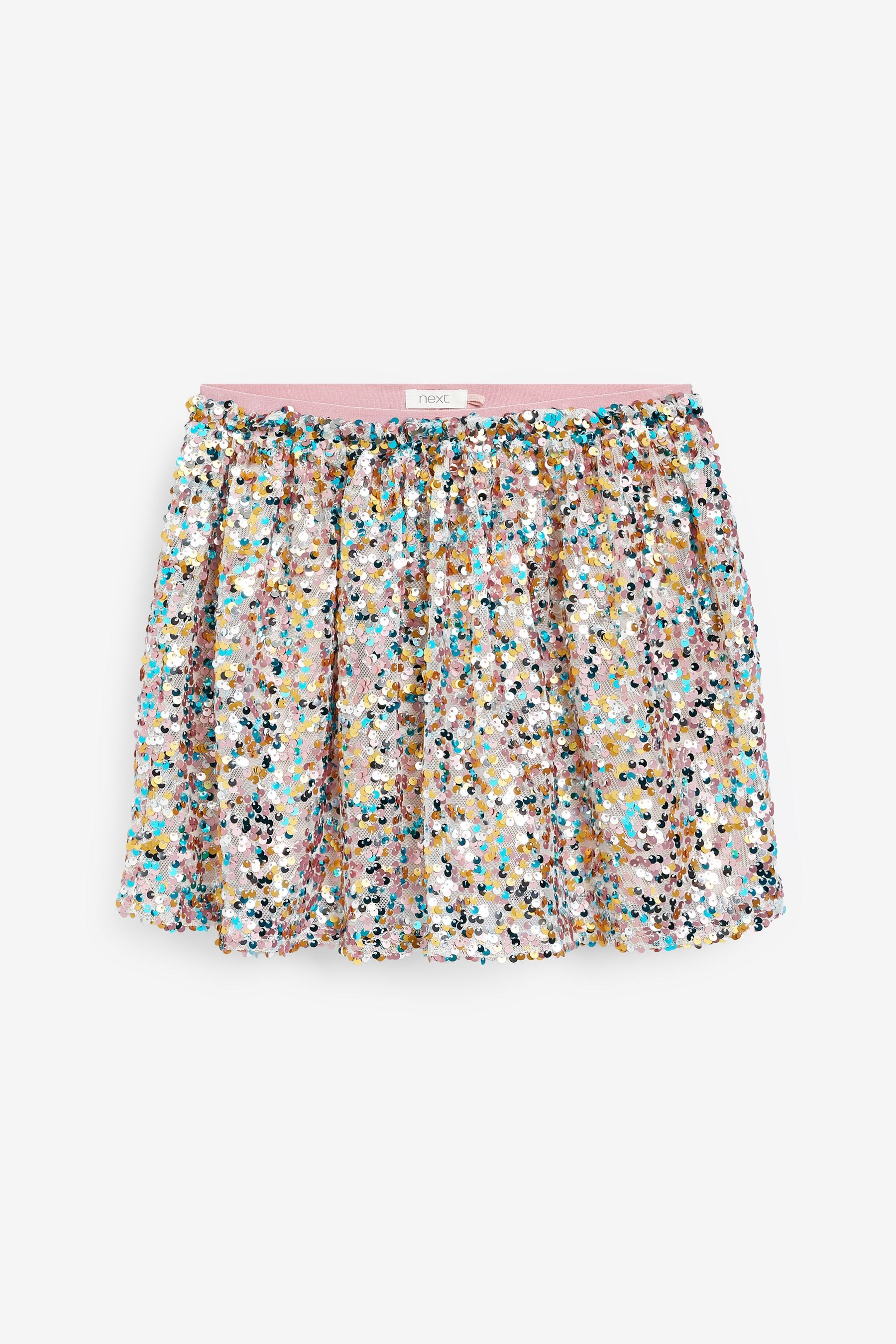 Pink and Blue Sequin Sparkle Skirt (3-16yrs)