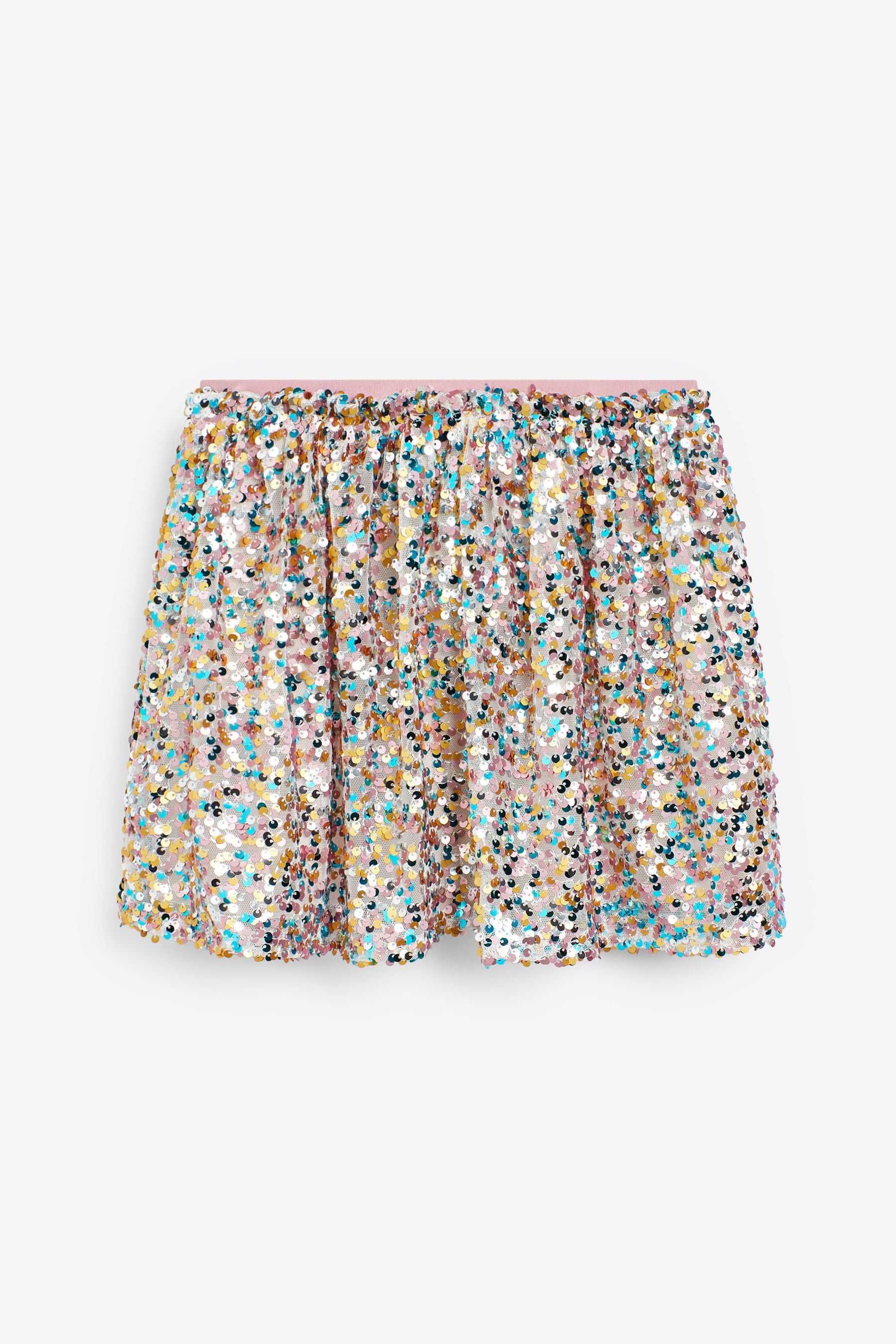 Pink and Blue Sequin Sparkle Skirt (3-16yrs)