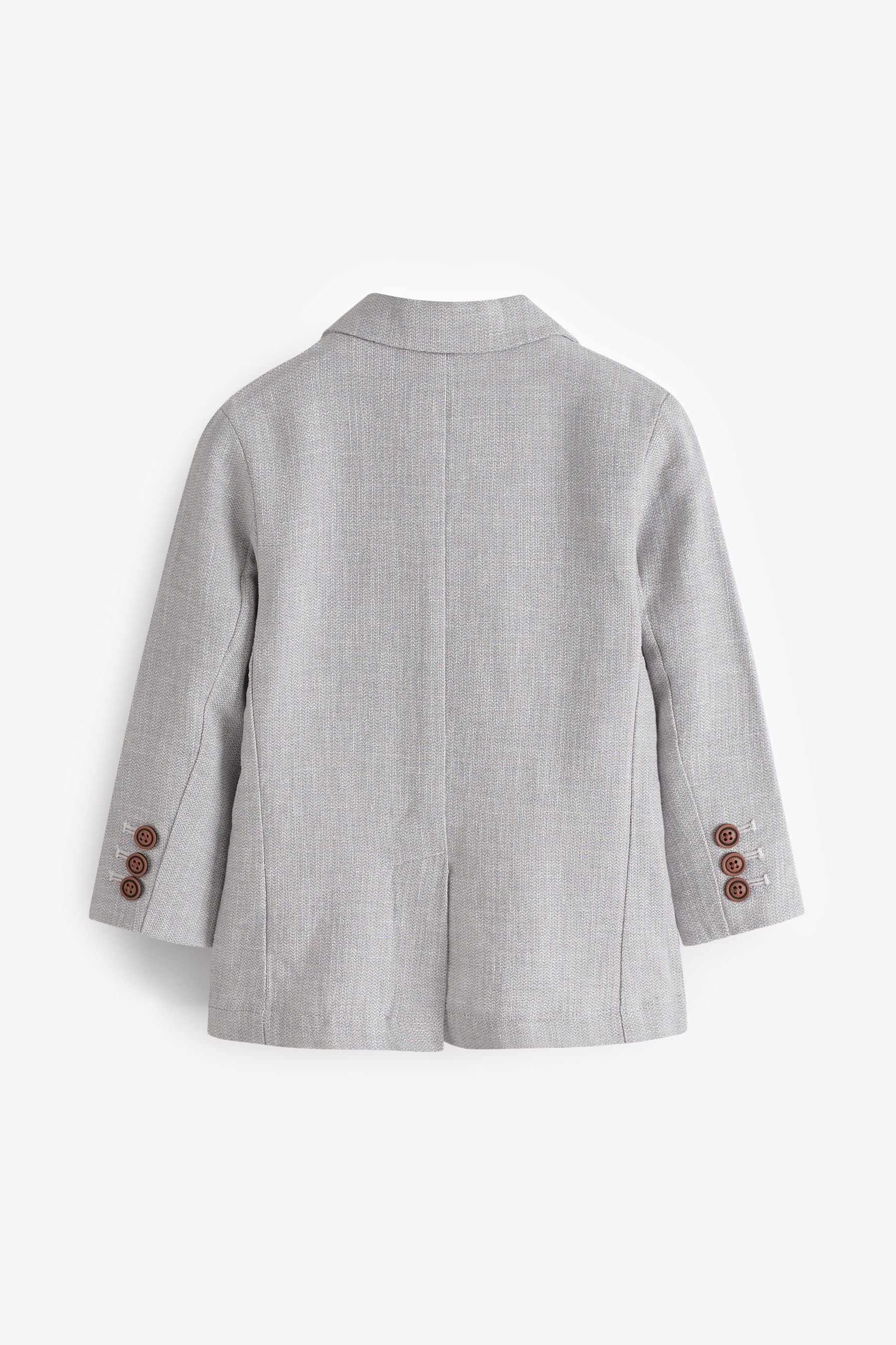 Grey Linen Blend Blazer (3mths-9yrs)