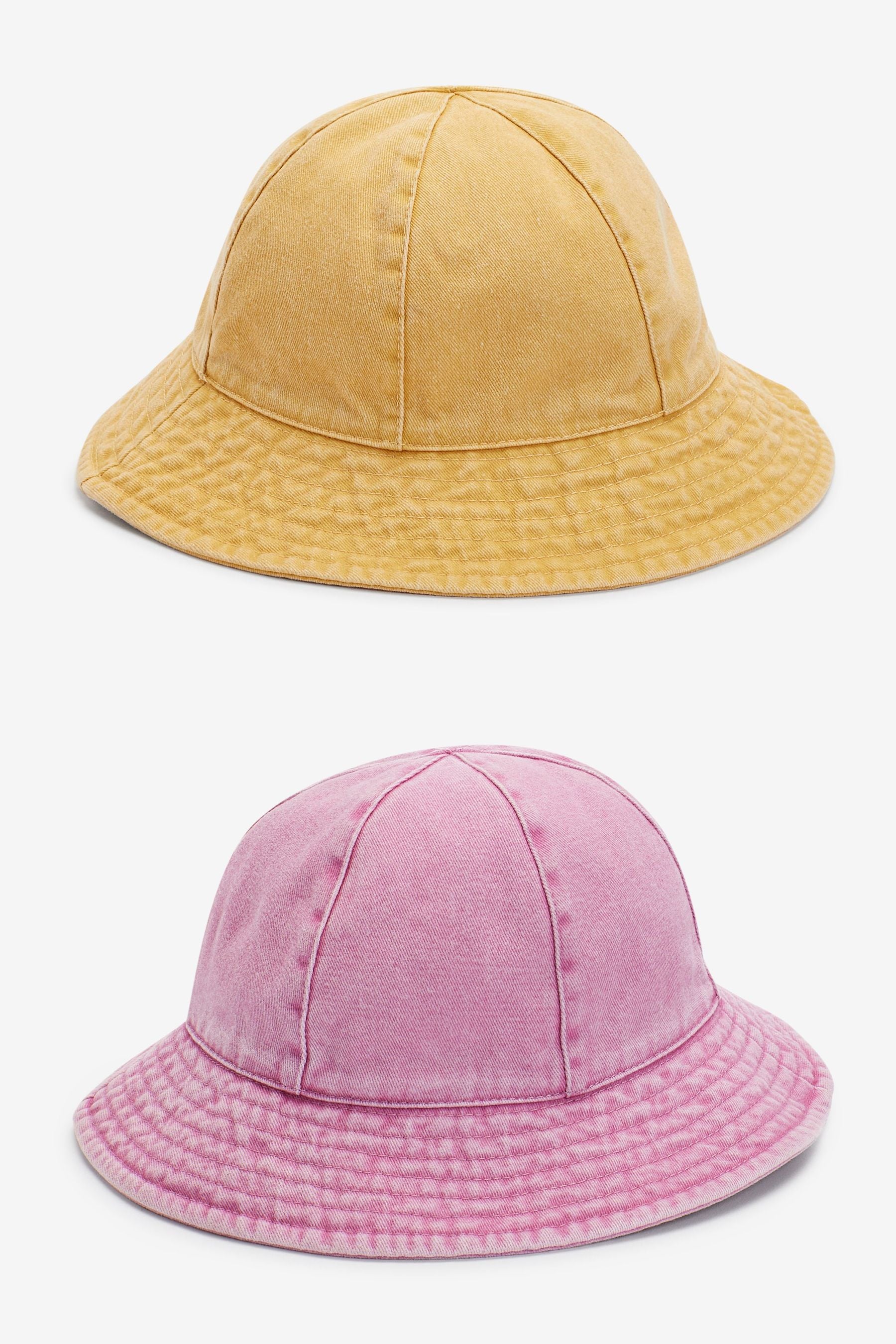 Pink/Yellow 2 Pack Hats (3mths-6yrs)