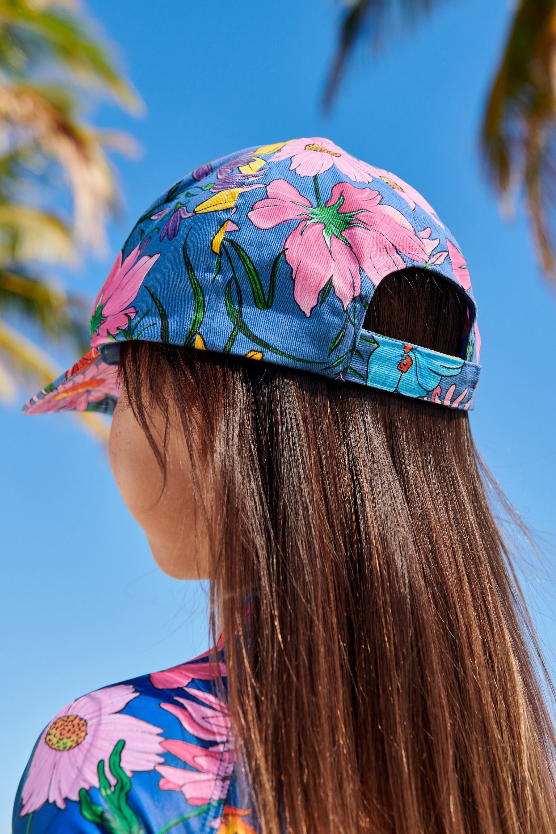 Cobalt Printed Cap (3-16yrs)