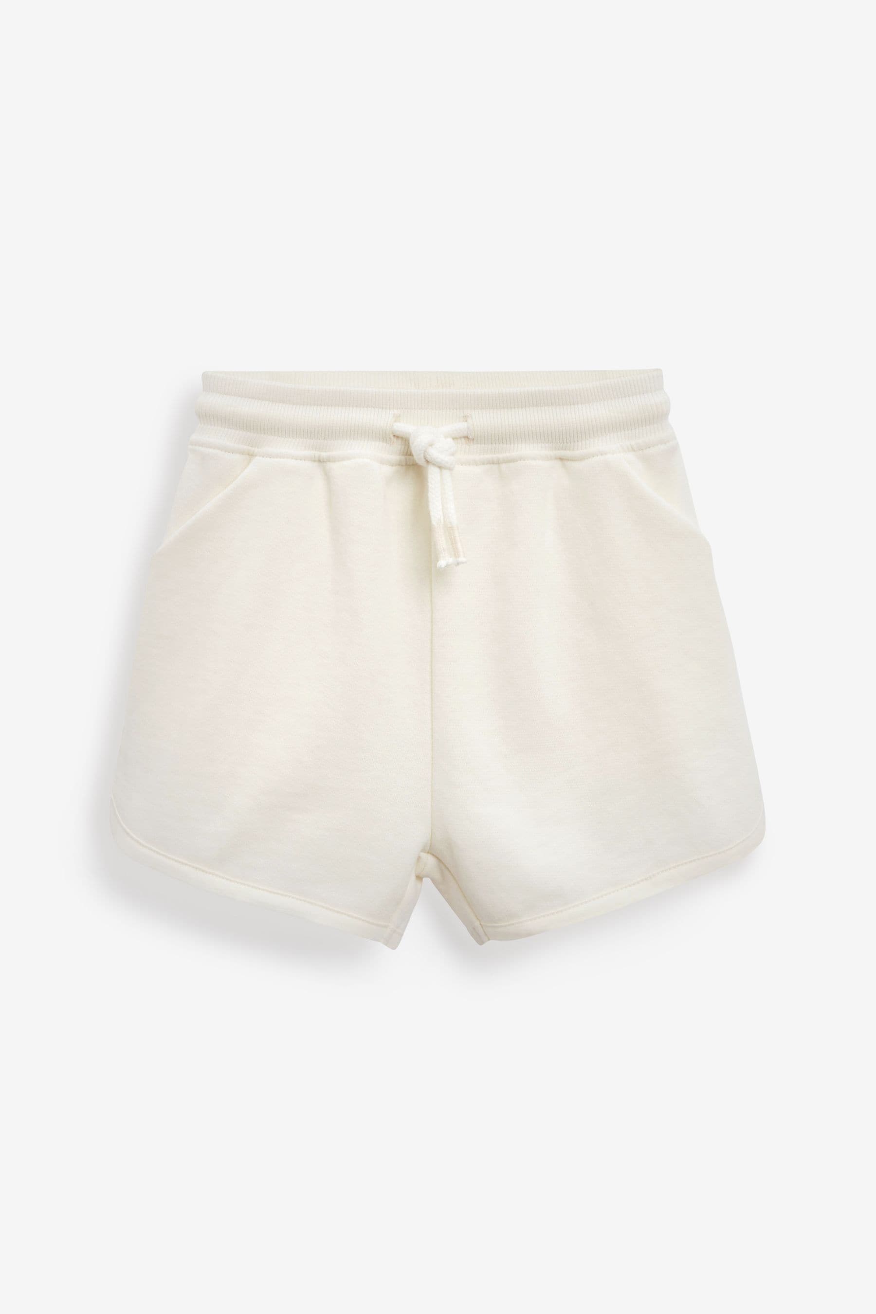 White Jersey Shorts (3-16yrs)