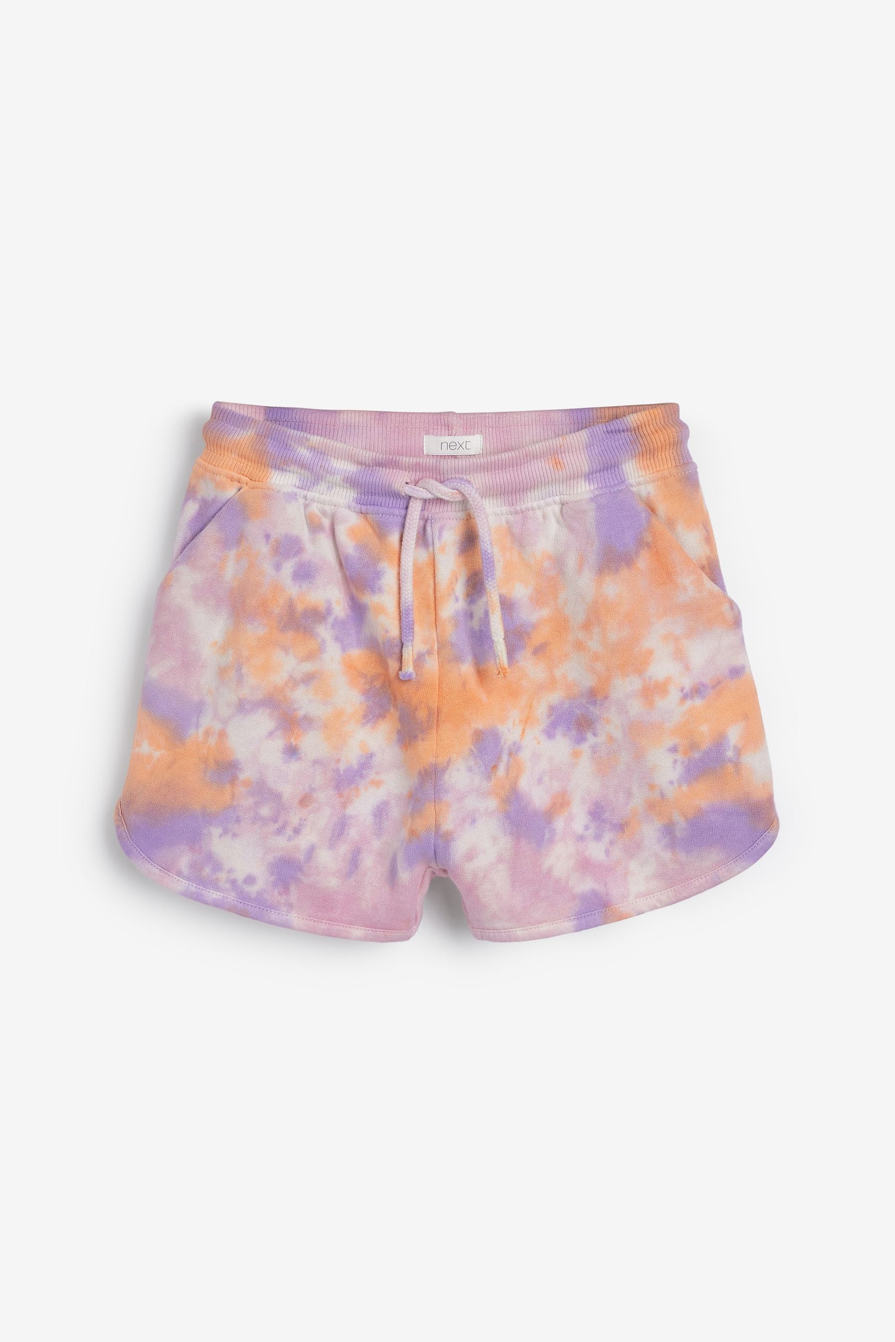 Pink/Purple Tie Dye Jersey Shorts (3-16yrs)