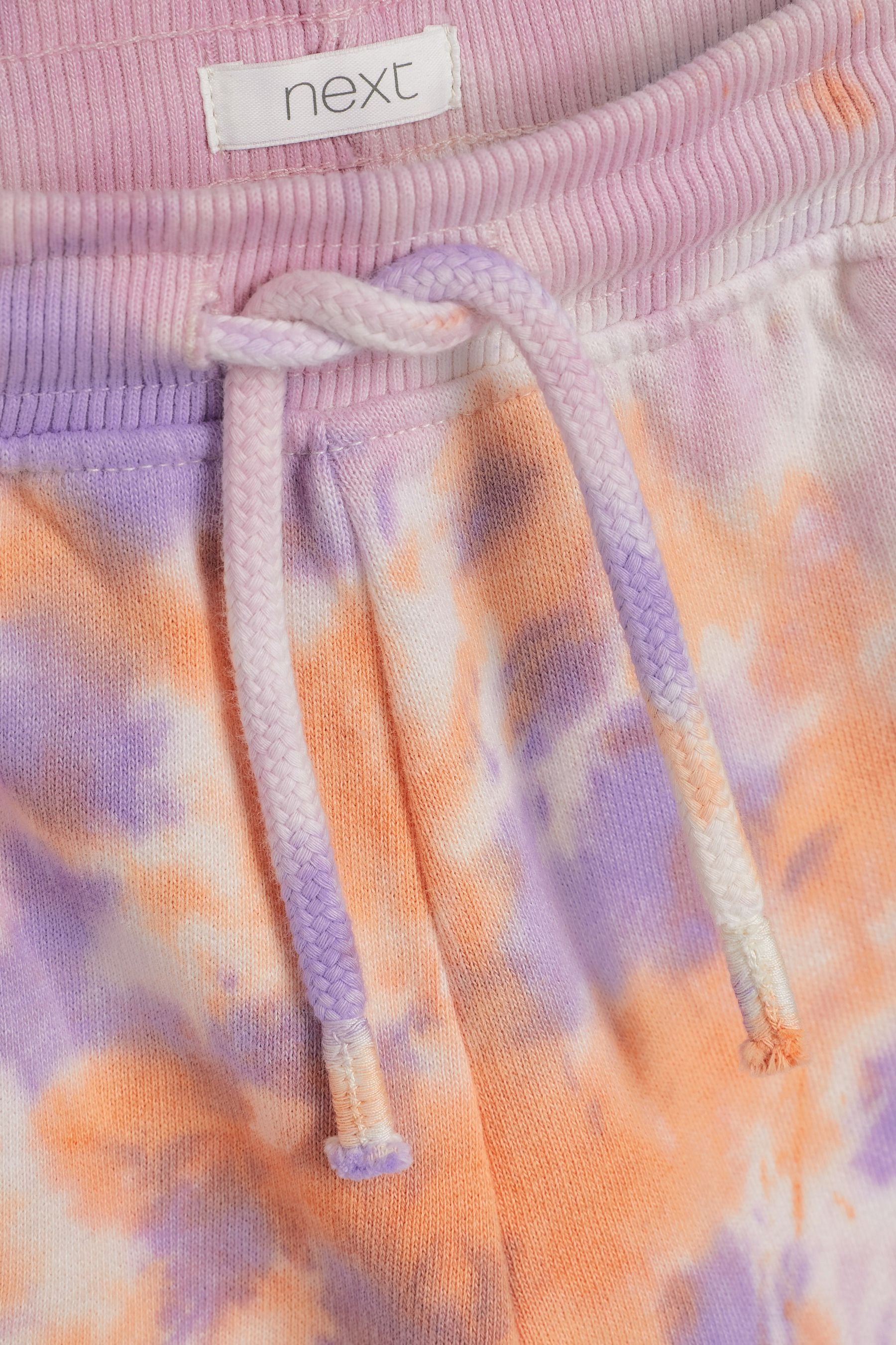 Pink/Purple Tie Dye Jersey Shorts (3-16yrs)