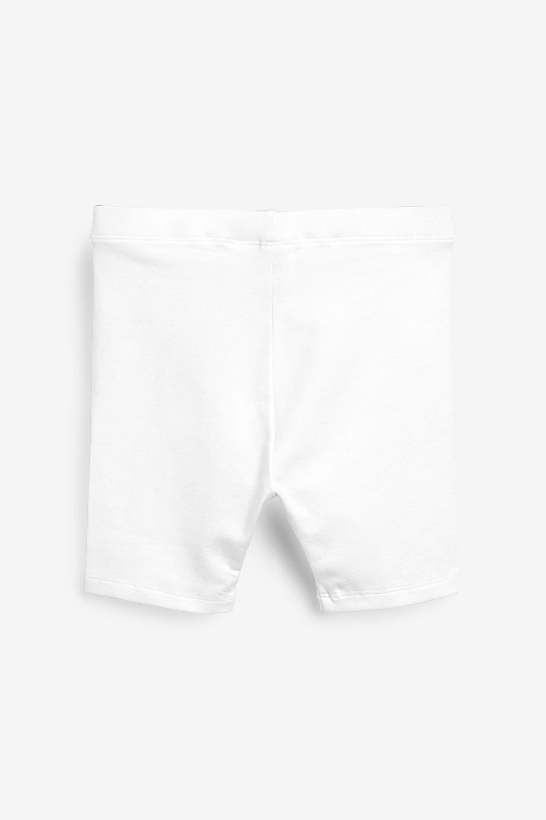 White Cycle Shorts (3-16yrs)