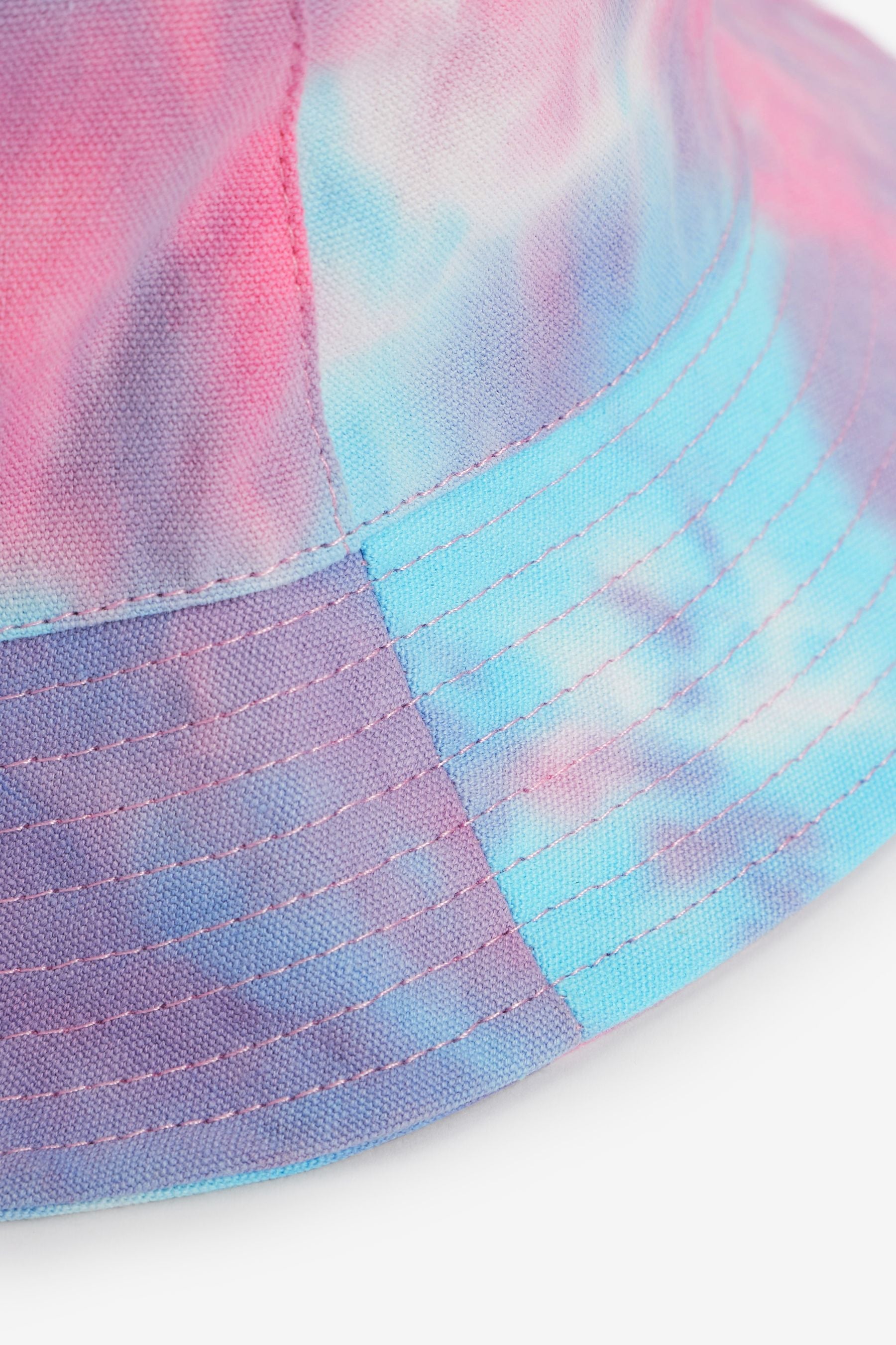 Pink/Blue Printed Bucket Hat (3-16yrs)