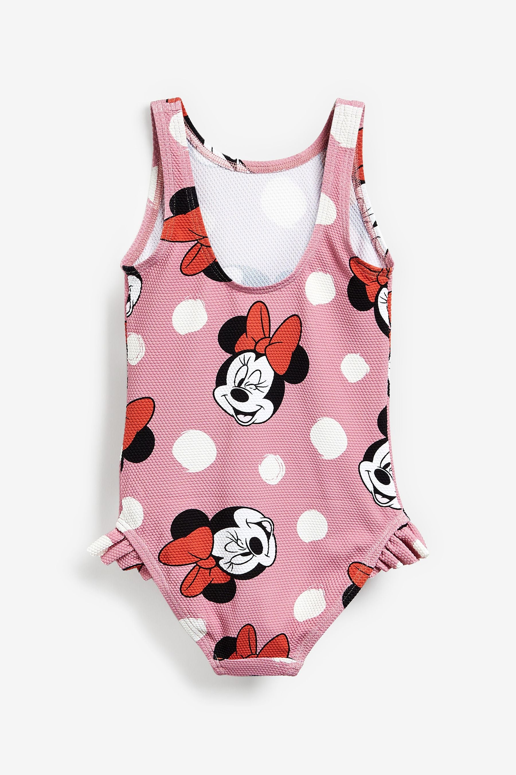 Dusky Pink Licensed Disney Minnie Mouse Swimsuit (3mths-7yrs)