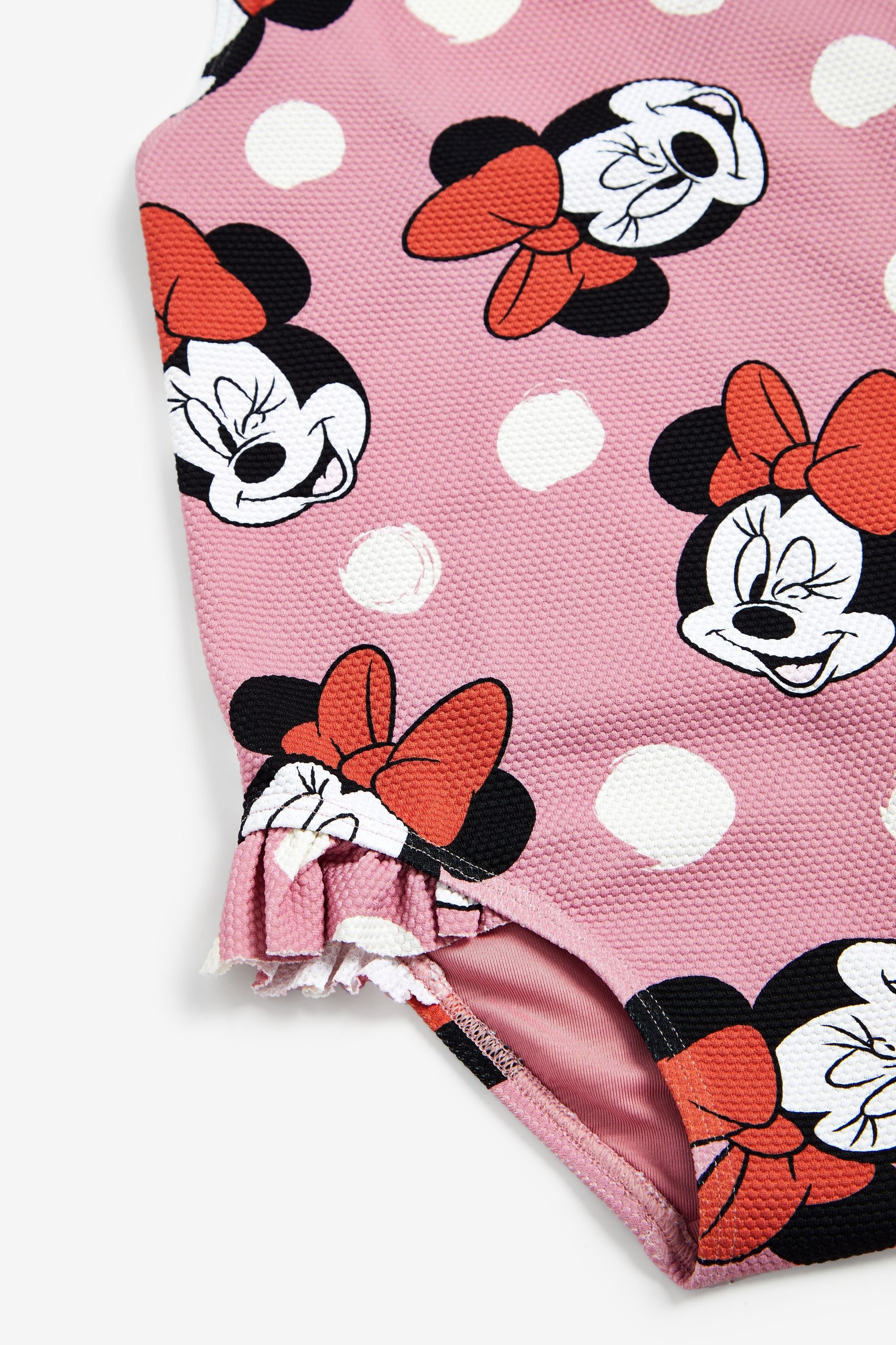 Dusky Pink Licensed Disney Minnie Mouse Swimsuit (3mths-7yrs)