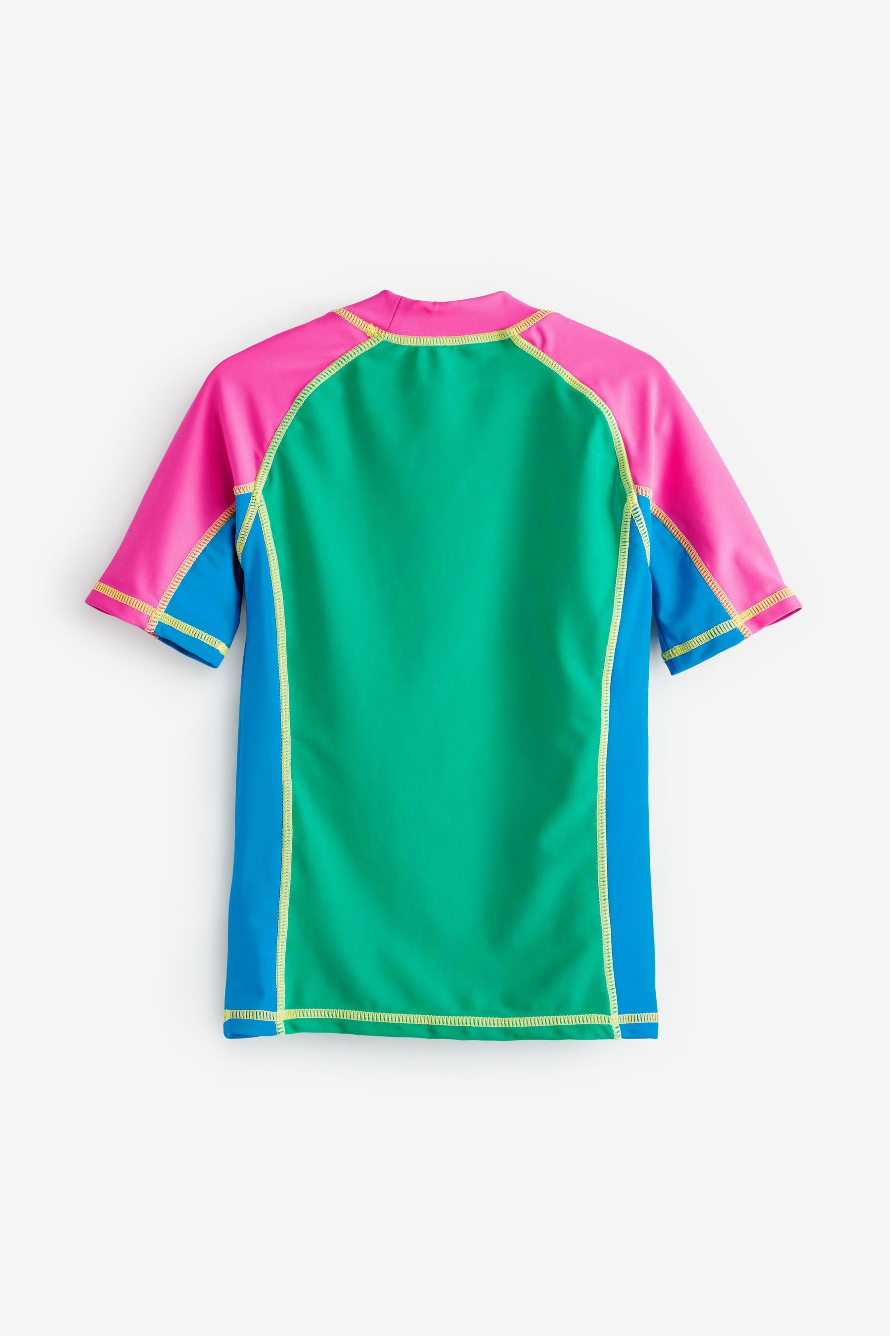 Pink/Green Rash Vest (3-16yrs)