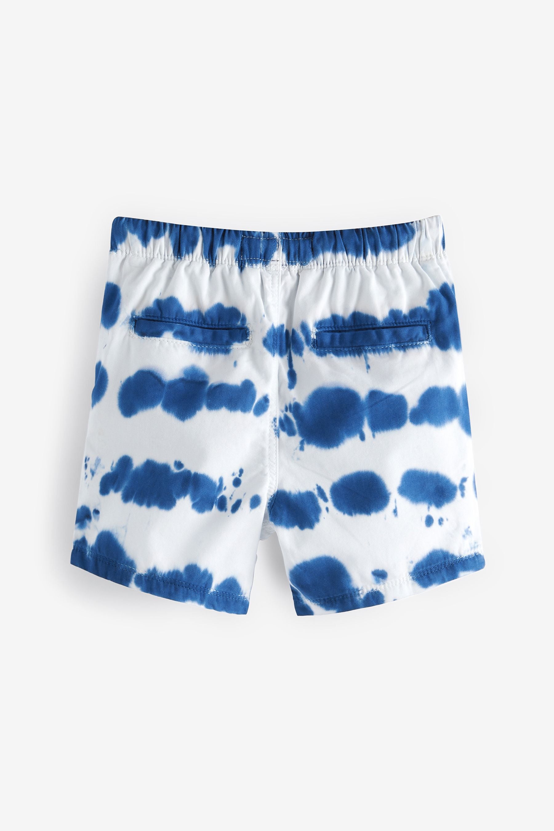 Blue Tie Dye Pull-On Shorts (3mths-7yrs)