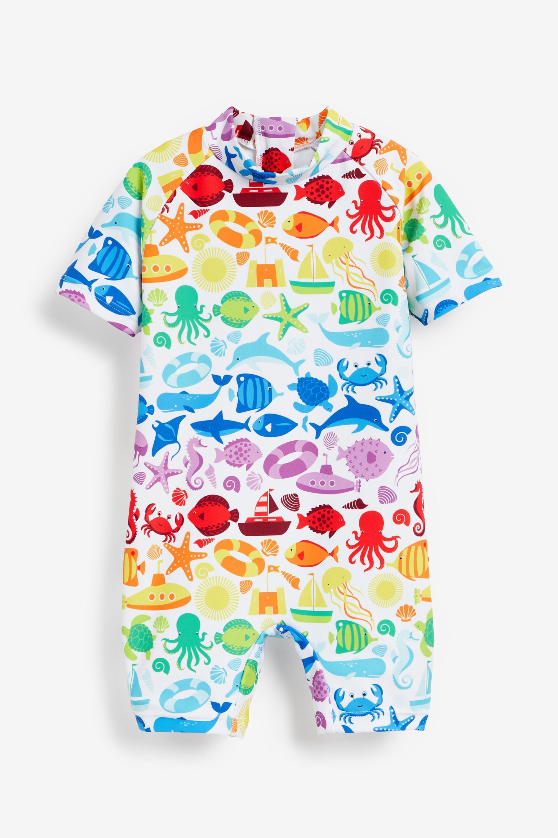 Rainbow Little Bird by Jools Oliver Kids Fish Sunsafe Suit