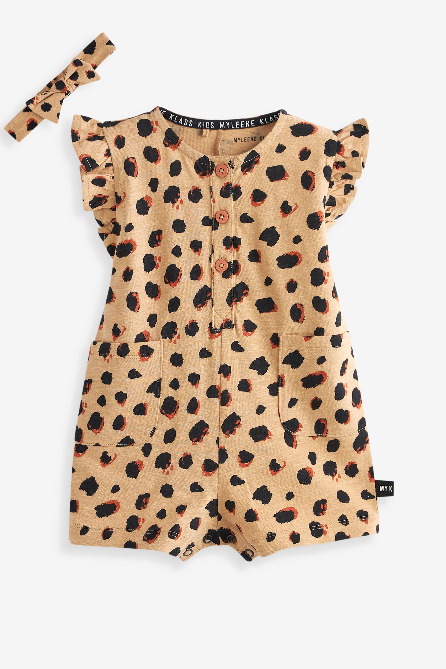 Myleene Klass Baby Animal Print Romper