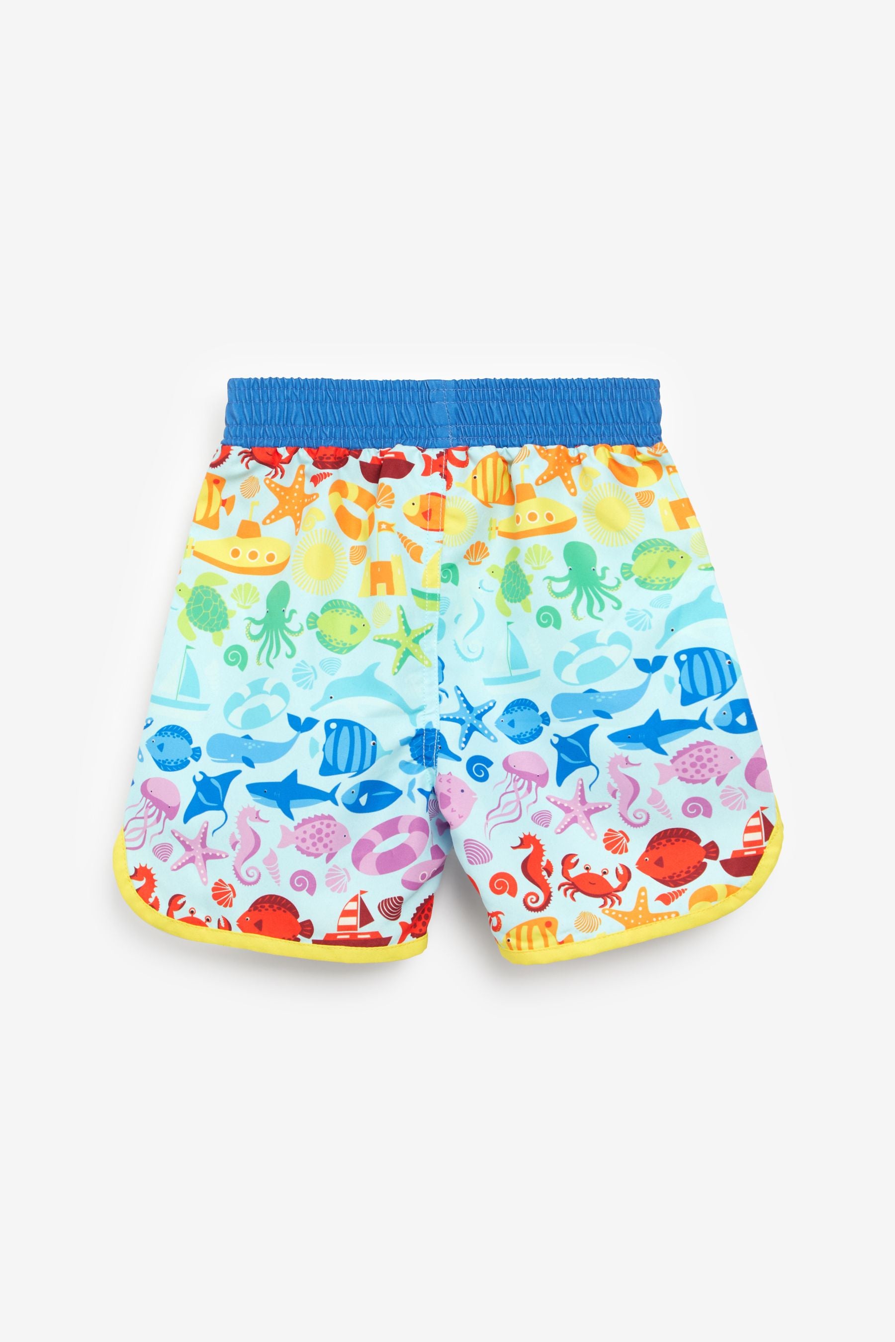 Rainbow Little Bird by Jools Oliver Kids Fish Swim Shorts