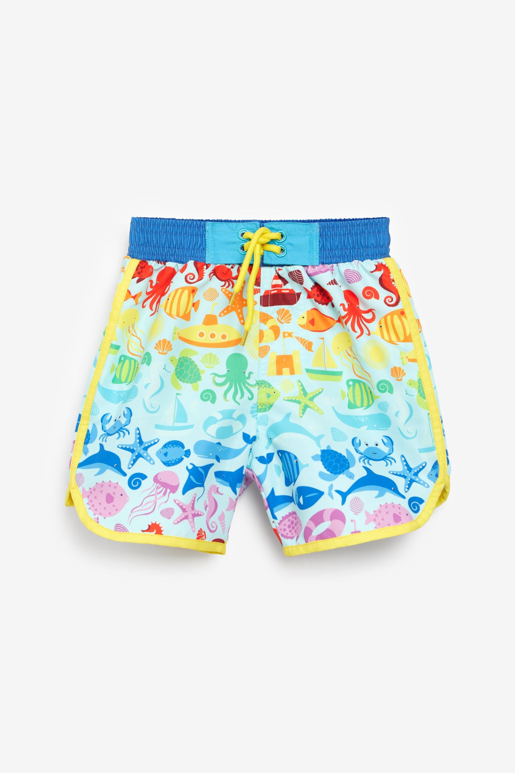 Rainbow Little Bird by Jools Oliver Kids Fish Swim Shorts