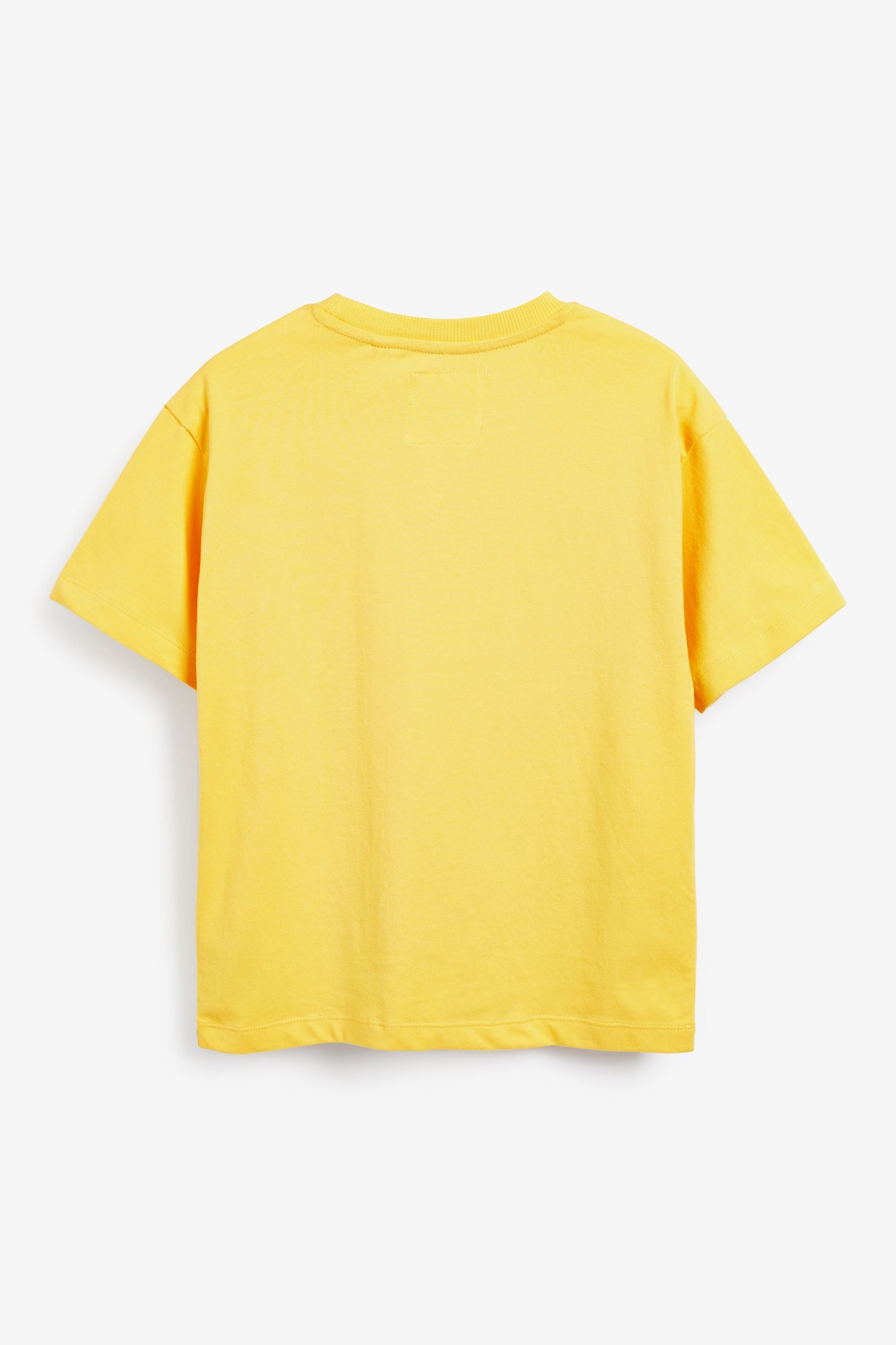 Yellow Graffiti Short Sleeve Graphic T-Shirt (3-16yrs)