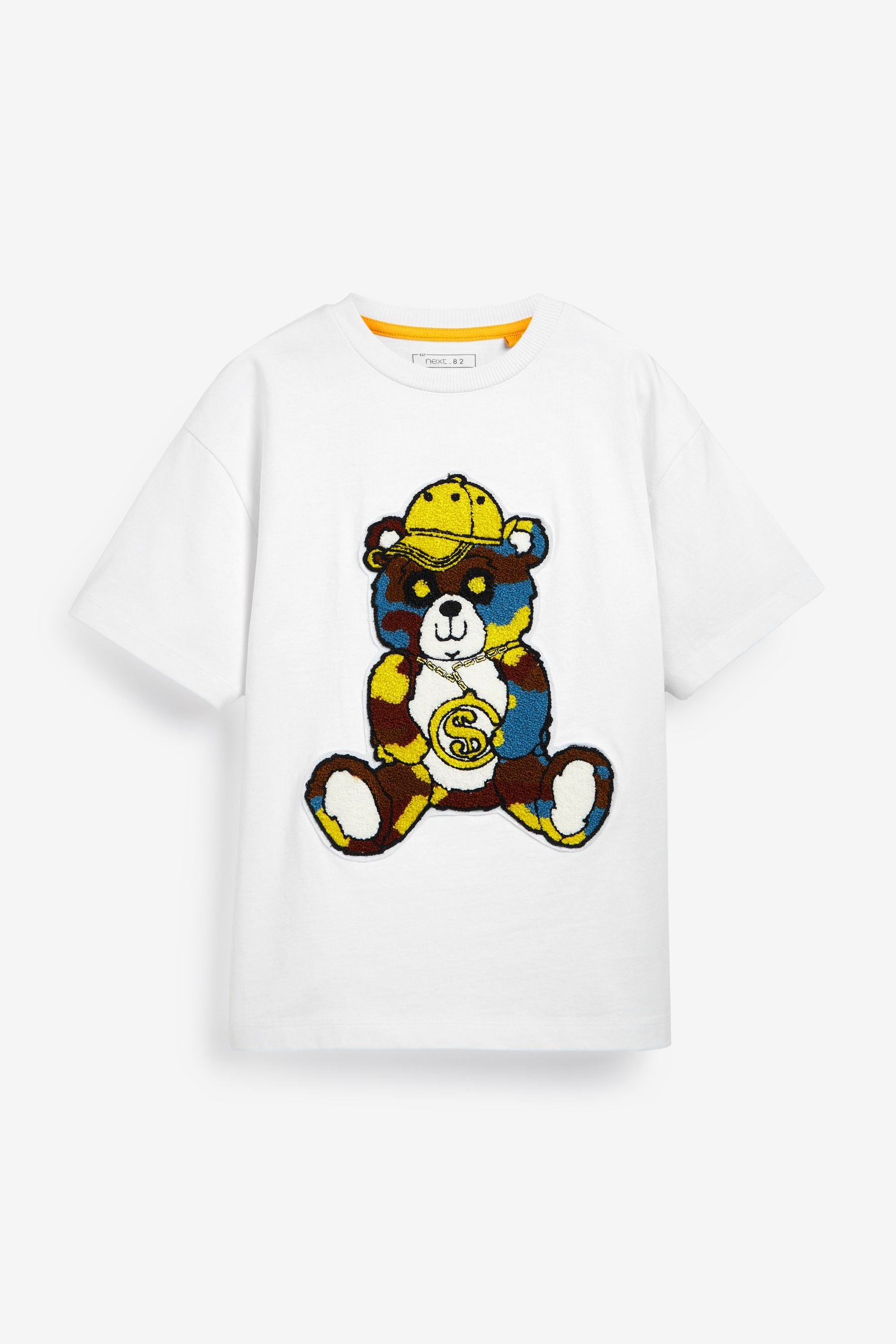 White Bear Boucl Graphic Short Sleeve T-Shirt (3-16yrs)