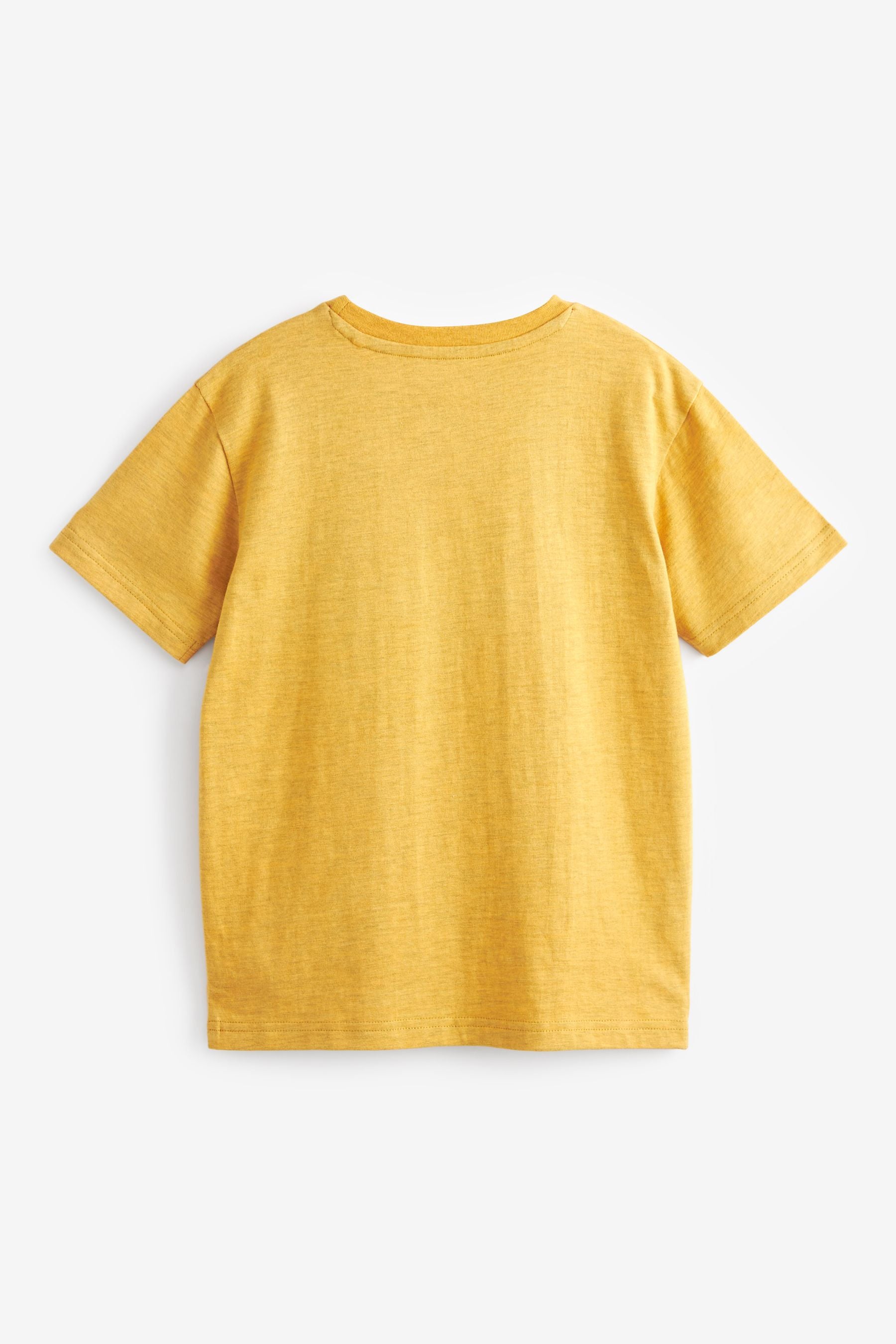 Yellow Chameleon Embroidered Short Sleeve T-Shirt (3-16yrs)