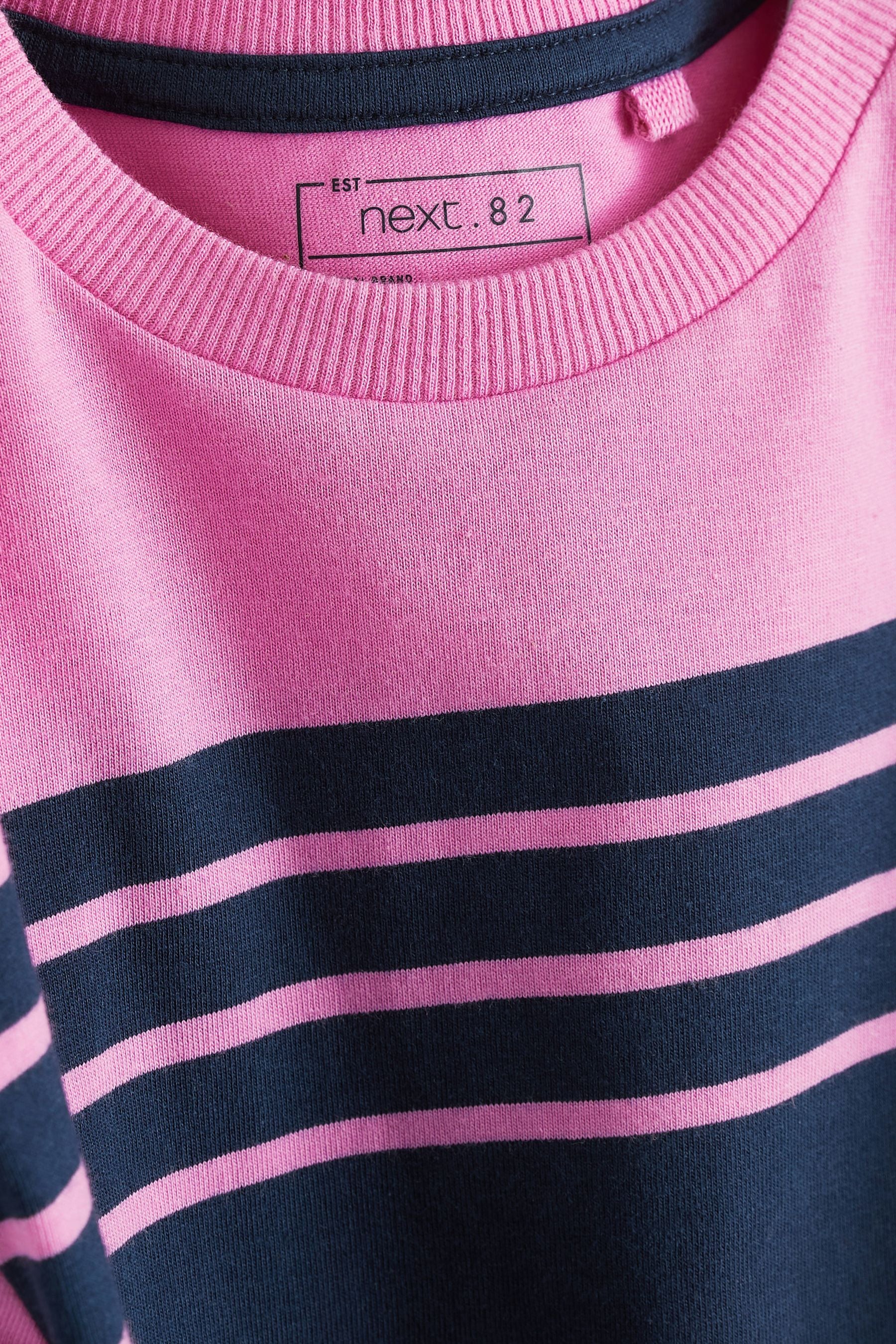 Navy Blue/Pink Colourblock T-Shirt (3-16yrs)