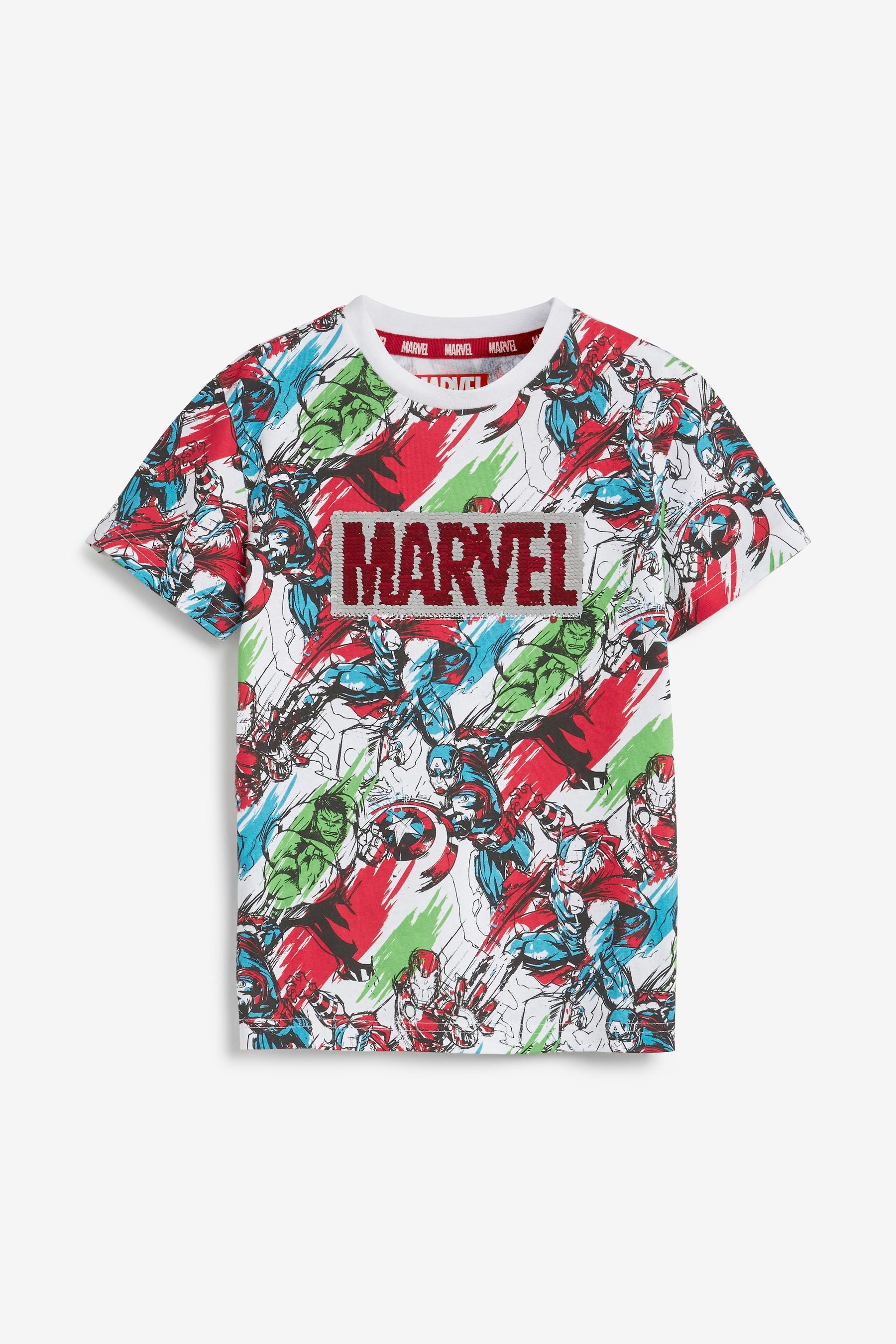 Marvel Avengers Flippy Sequin License T-Shirt (3-16yrs)