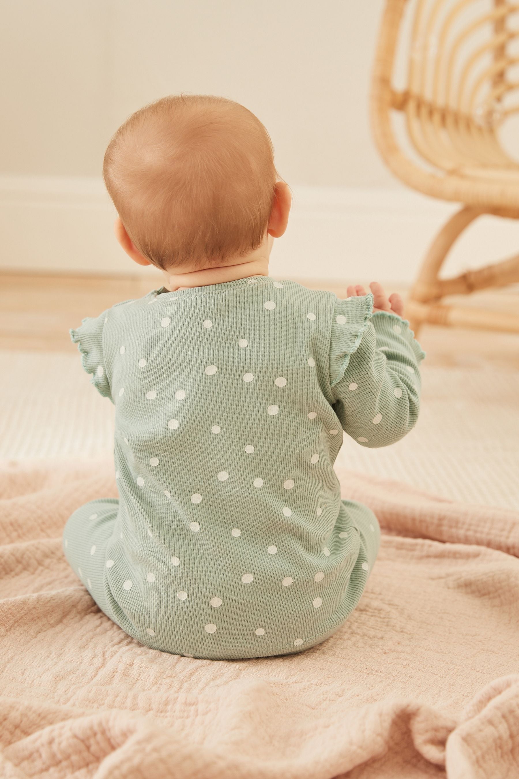 Teal Blue Baby Top And Leggings Set