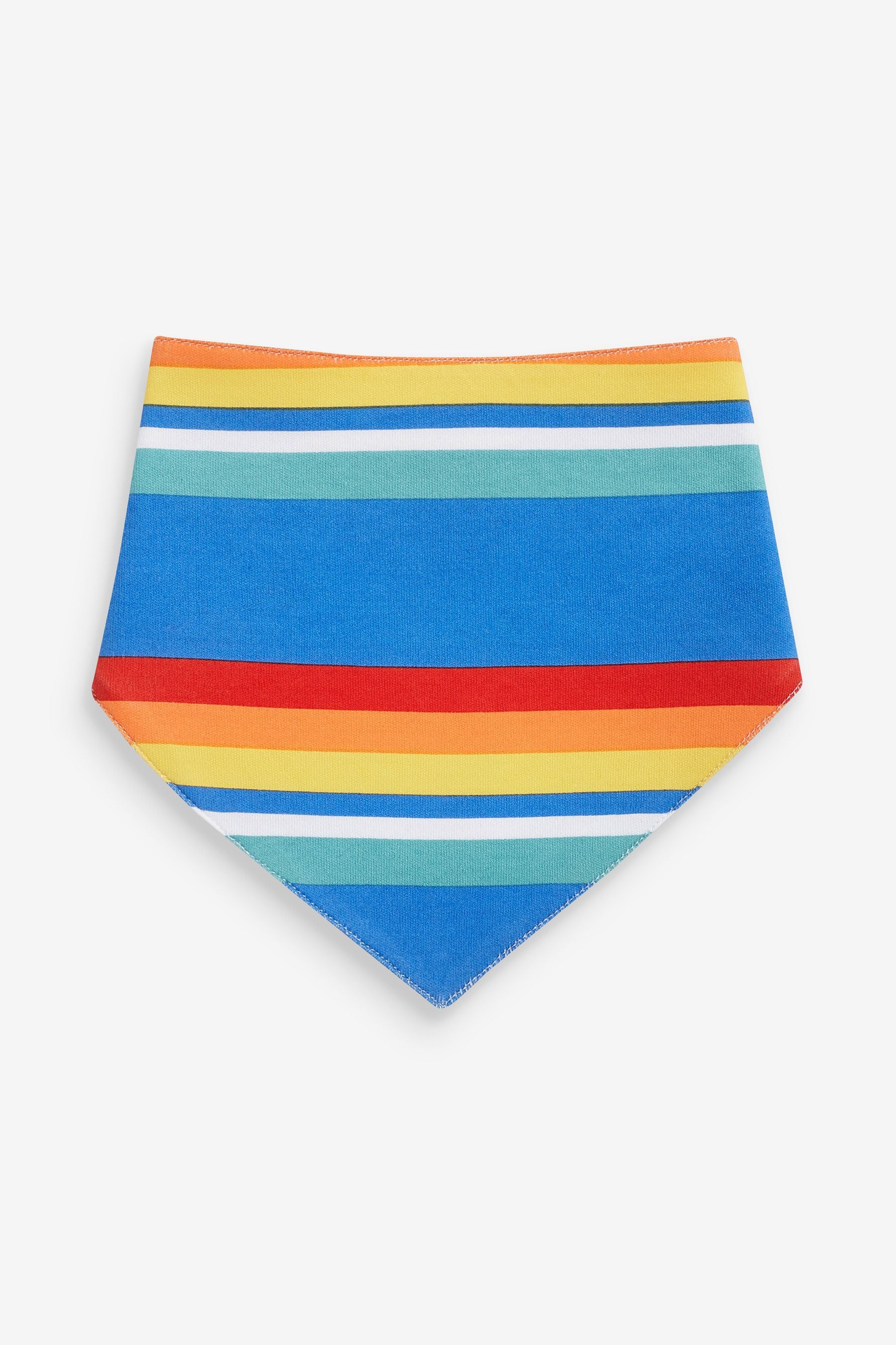 Bright Blue/Red Baby 3 Pack Dribble Bibs