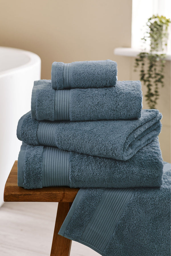 French Blue Egyptian Cotton Towel