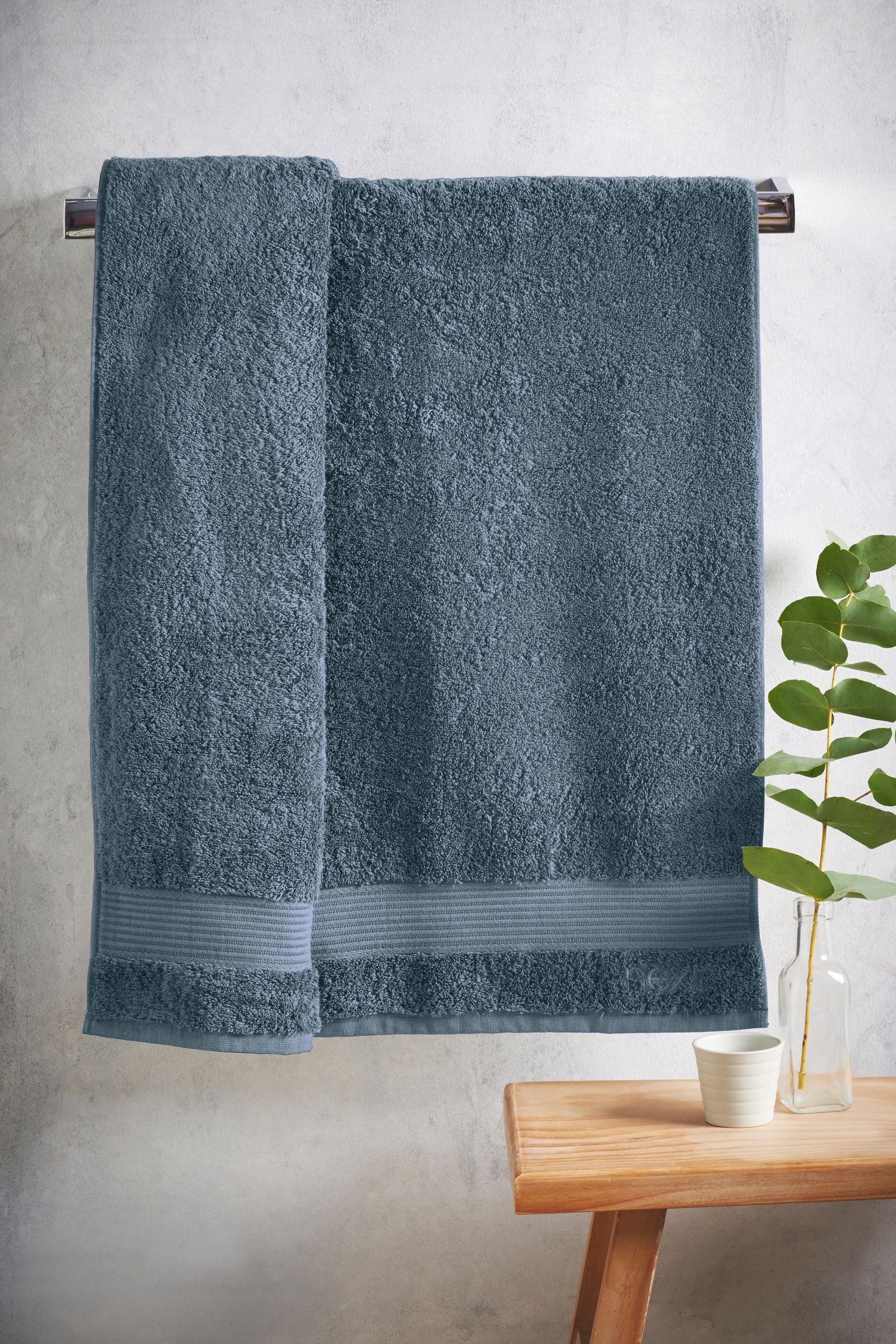 French Blue Egyptian Cotton Towel