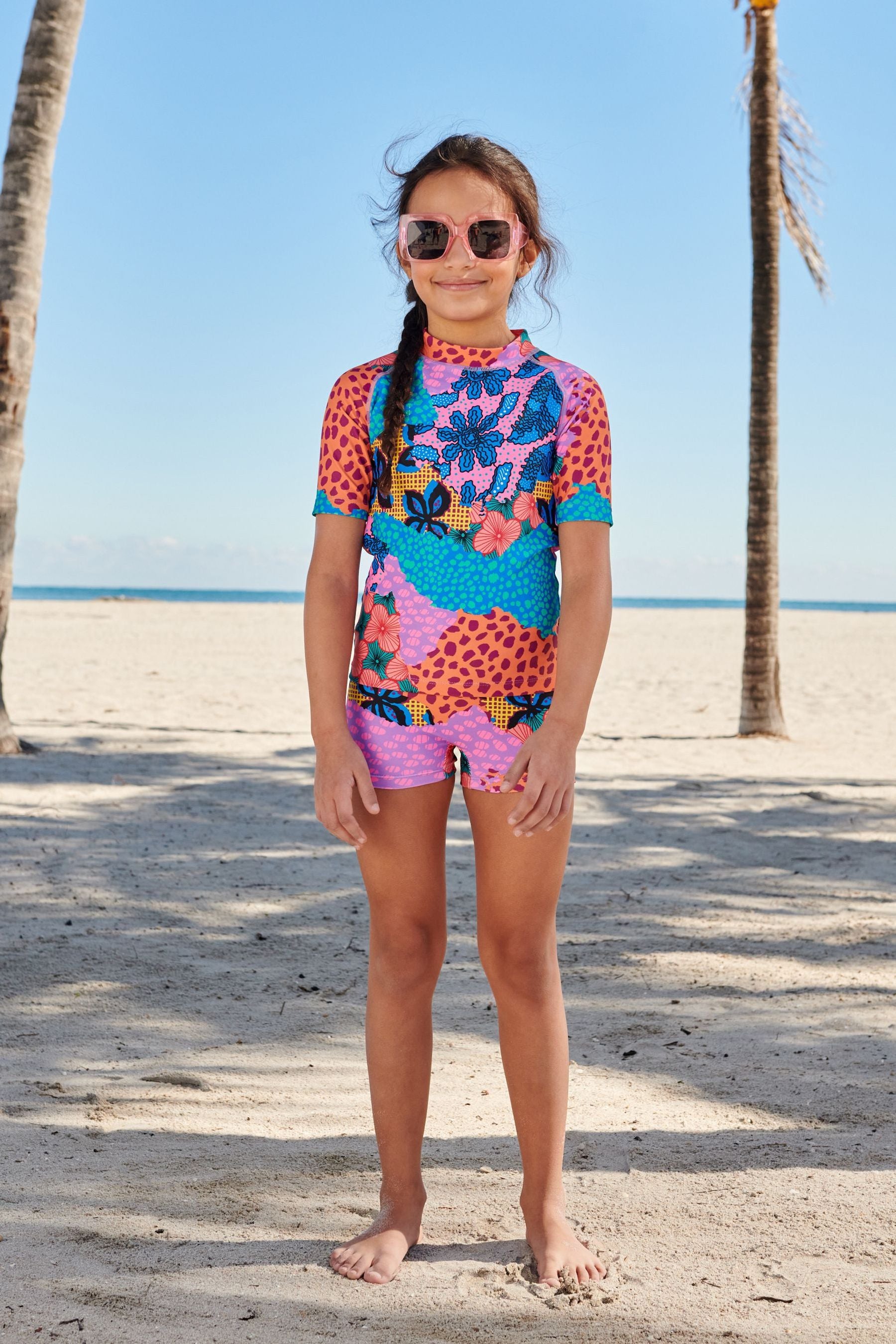 Multi 2 Piece Sunsafe Swim Set (3-16yrs)